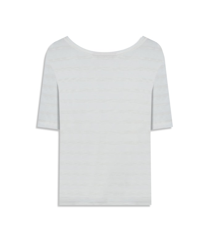 Blusa Ully Listrada Off White