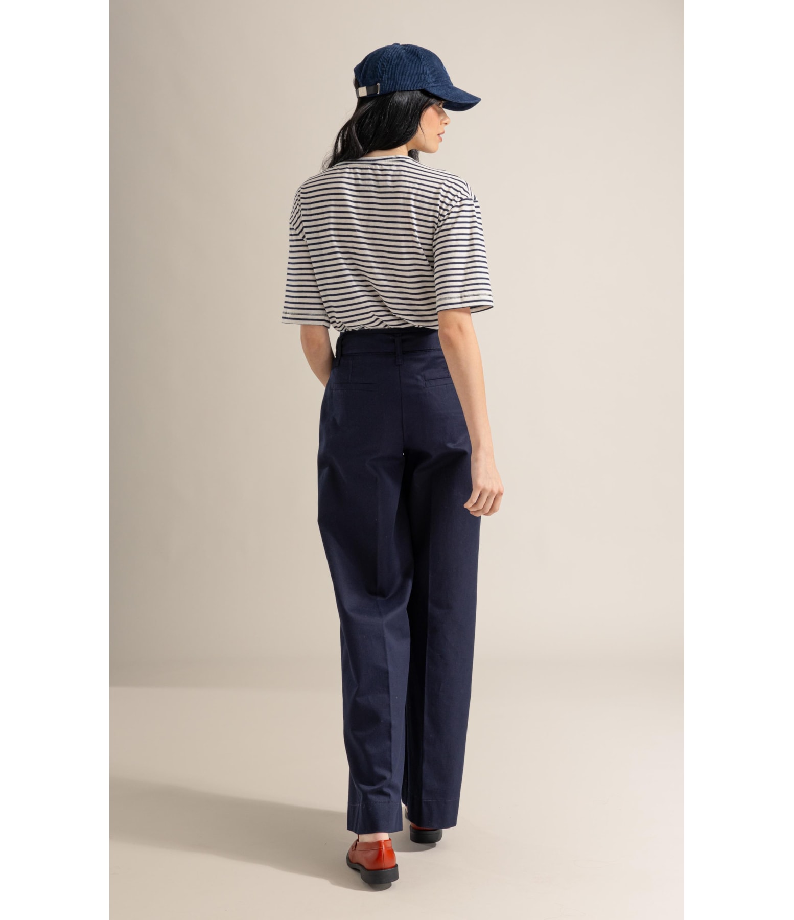 Blusa Vera Capri Listrada Mc Dark Navy