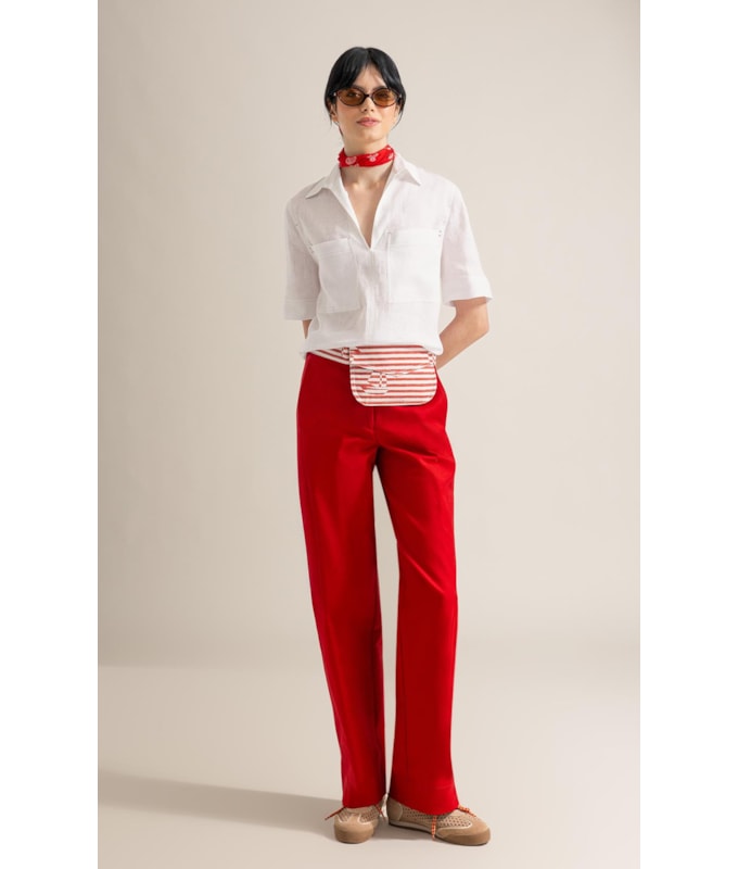 Blusa Verona Puro Linho Branco