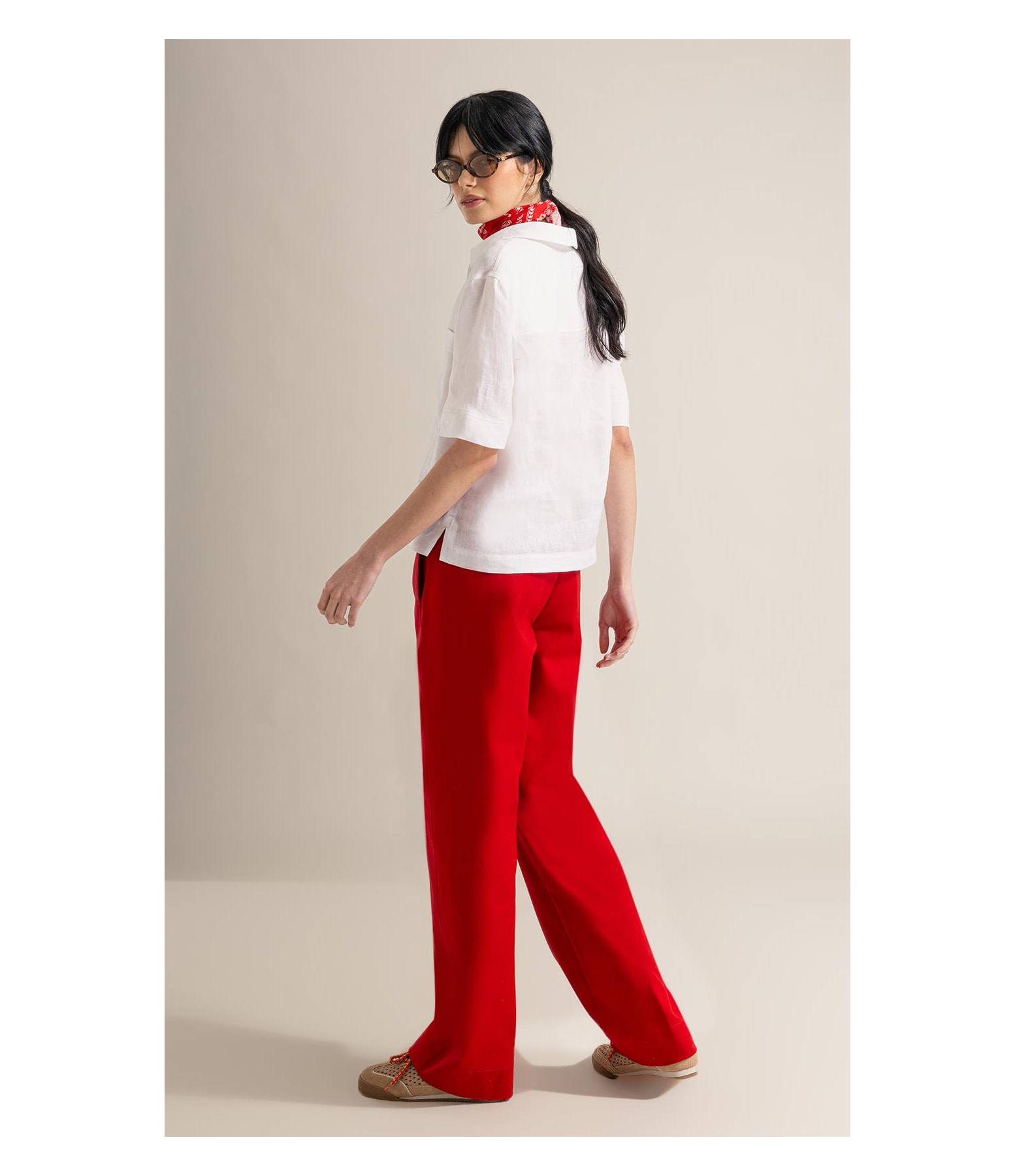 Blusa Verona Puro Linho Branco