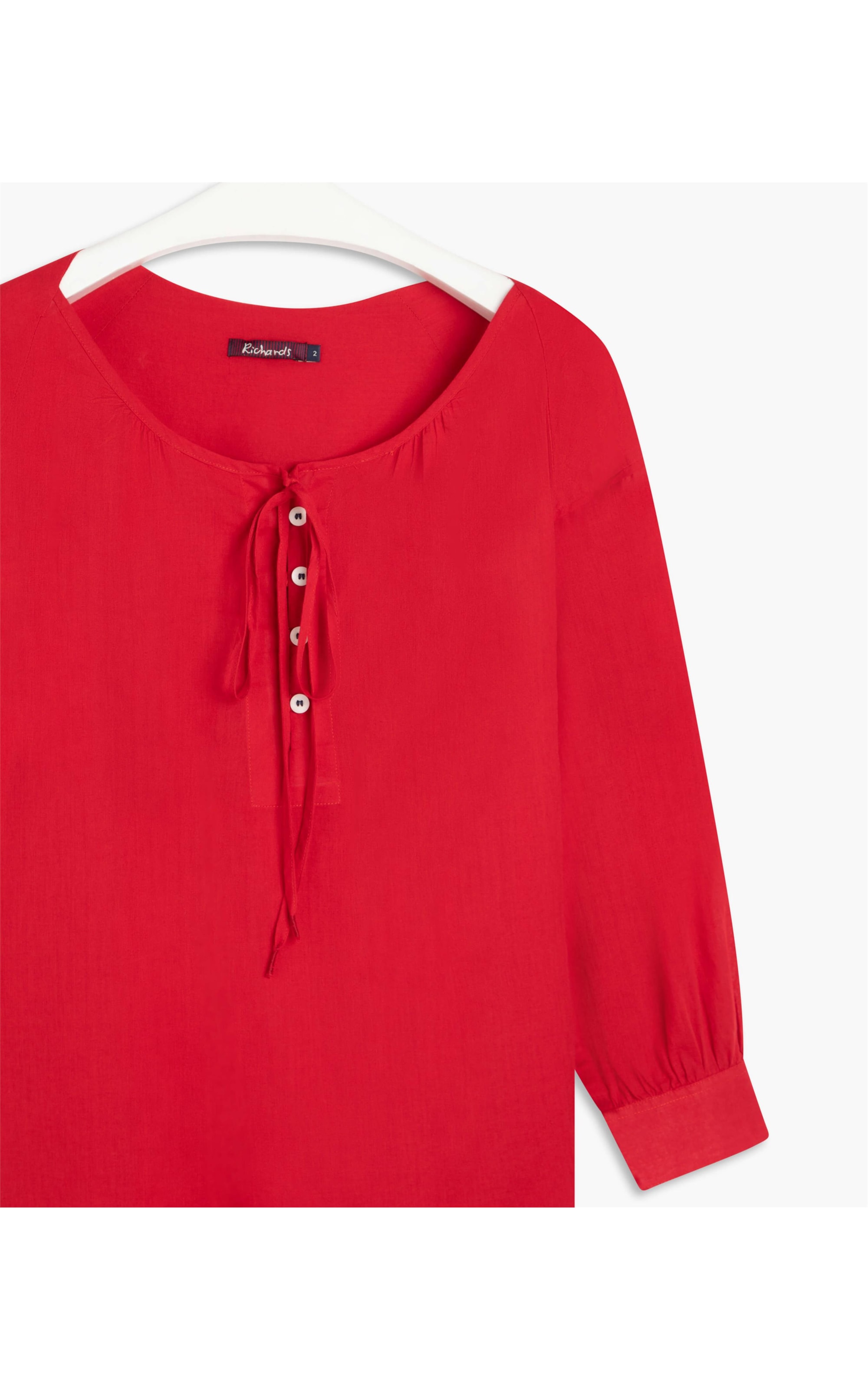 Blusa Vivian Voil Atacama Algodão Cereja