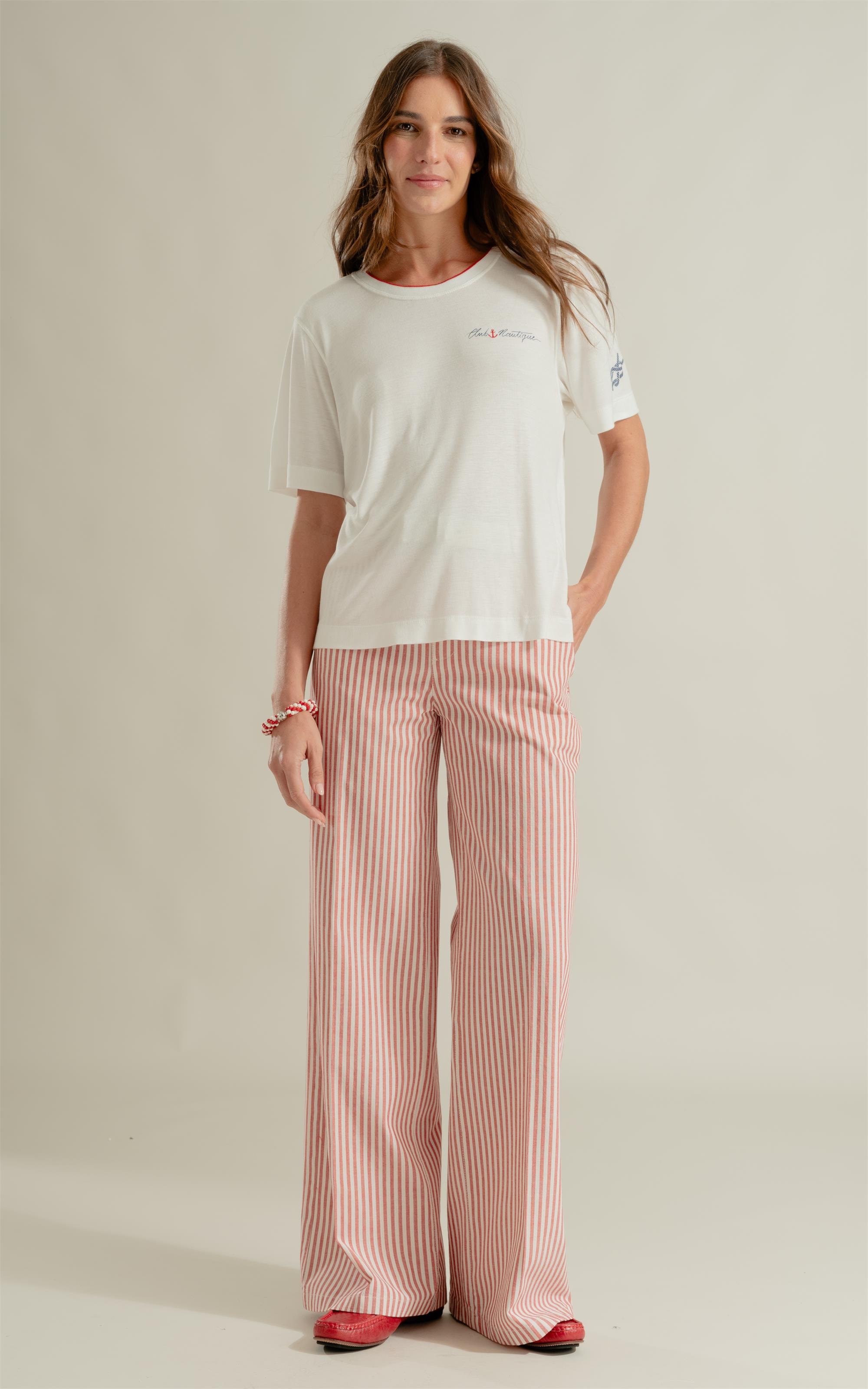 Blusa Vivienne Club Nautique Off White