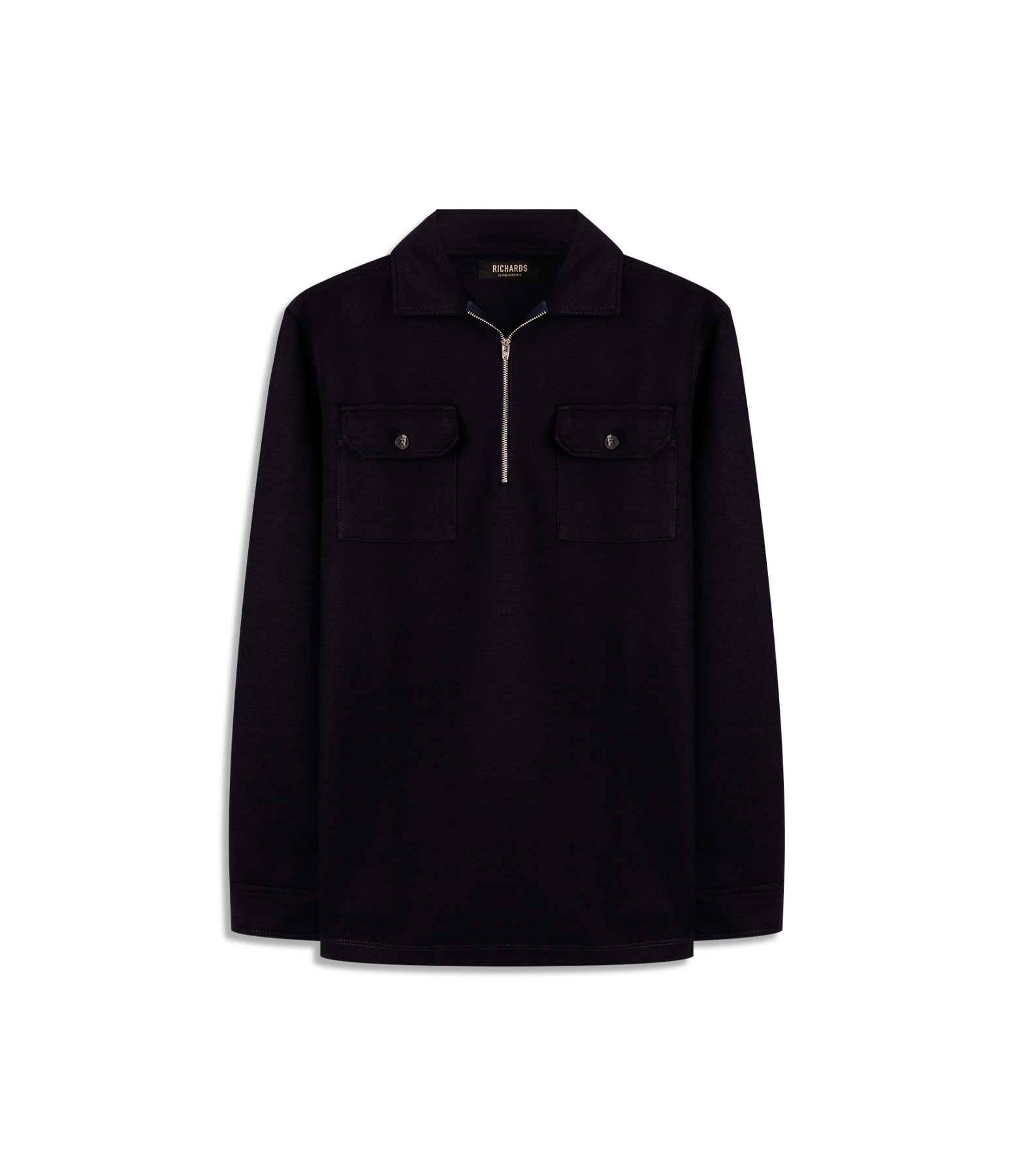 Blusao Casual Pockets Marinho