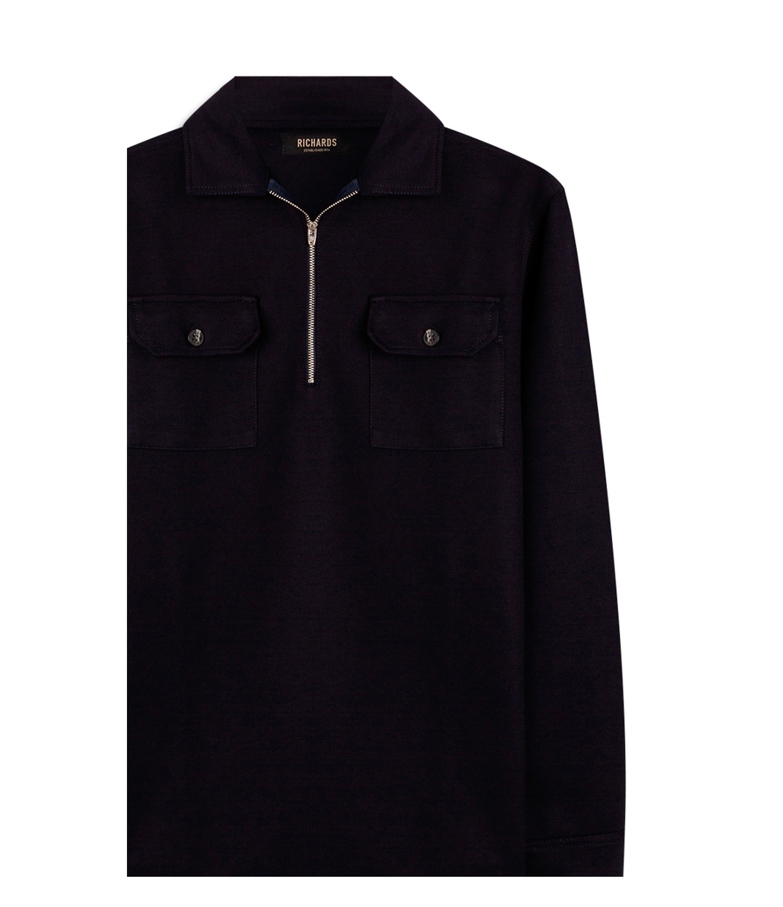 Blusao Casual Pockets Marinho