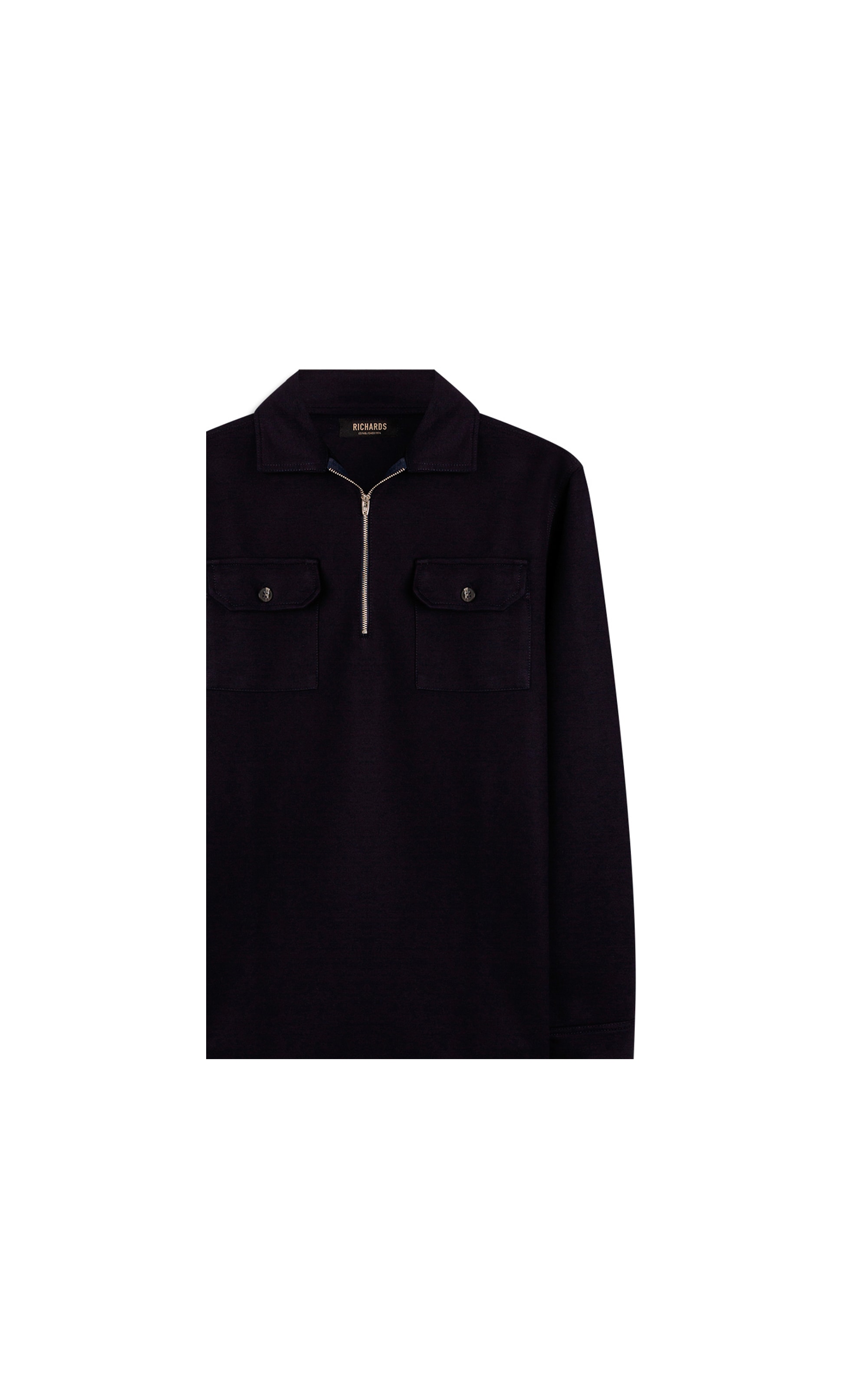 Blusao Casual Pockets Marinho
