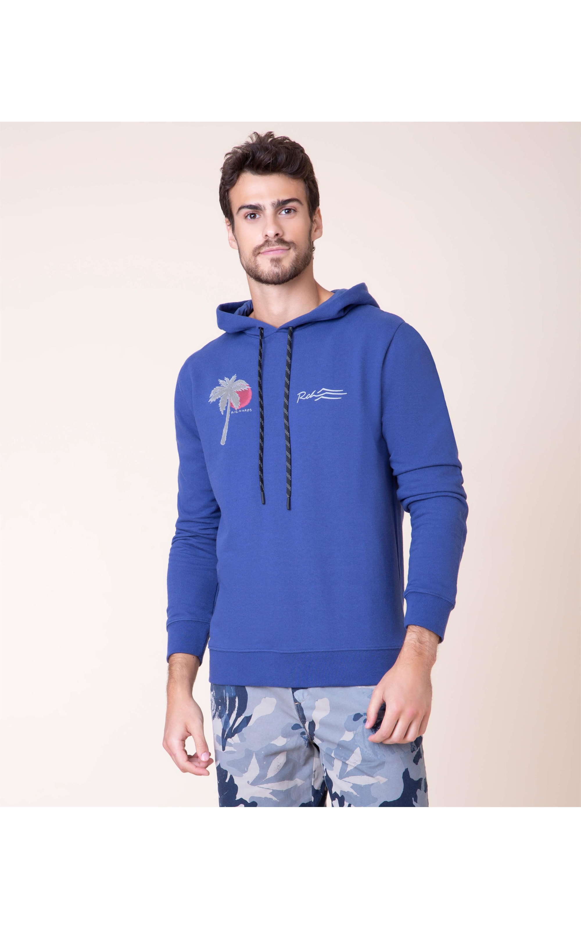 Blusao Com Capuz Rch Coqueiro Ml Old Purple