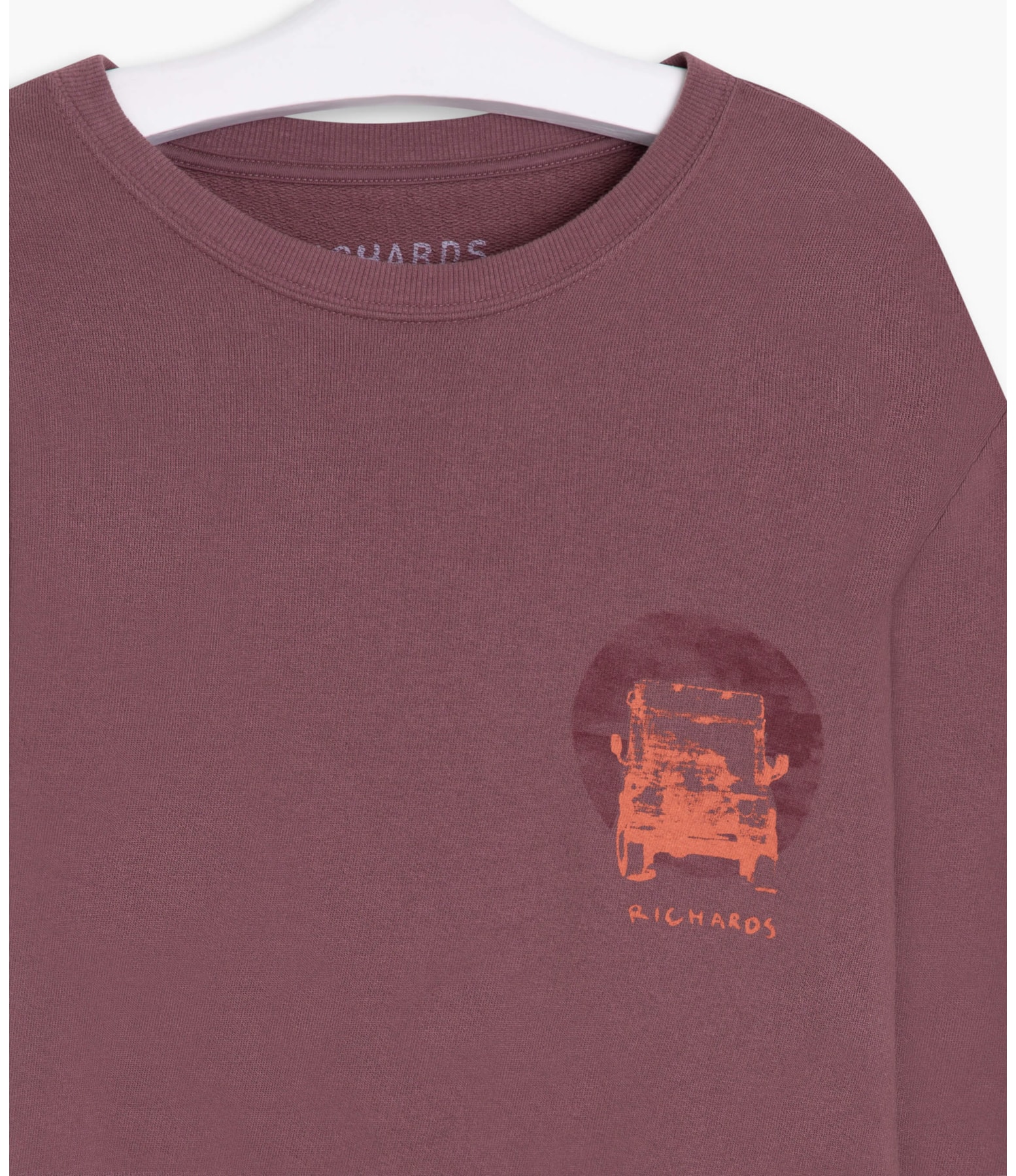  Blusao Mescla Richards Ponti Bordeaux