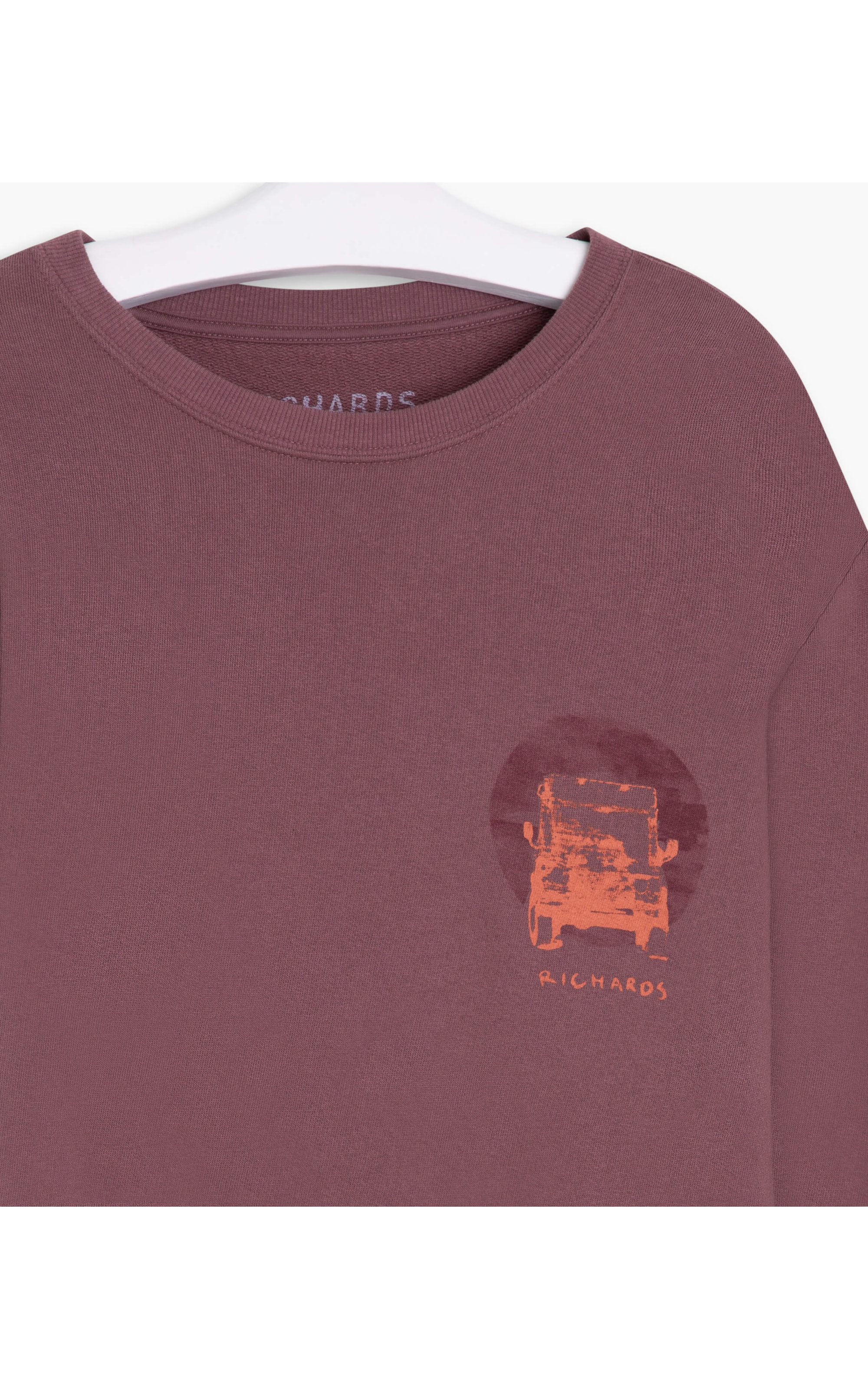  Blusao Mescla Richards Ponti Bordeaux