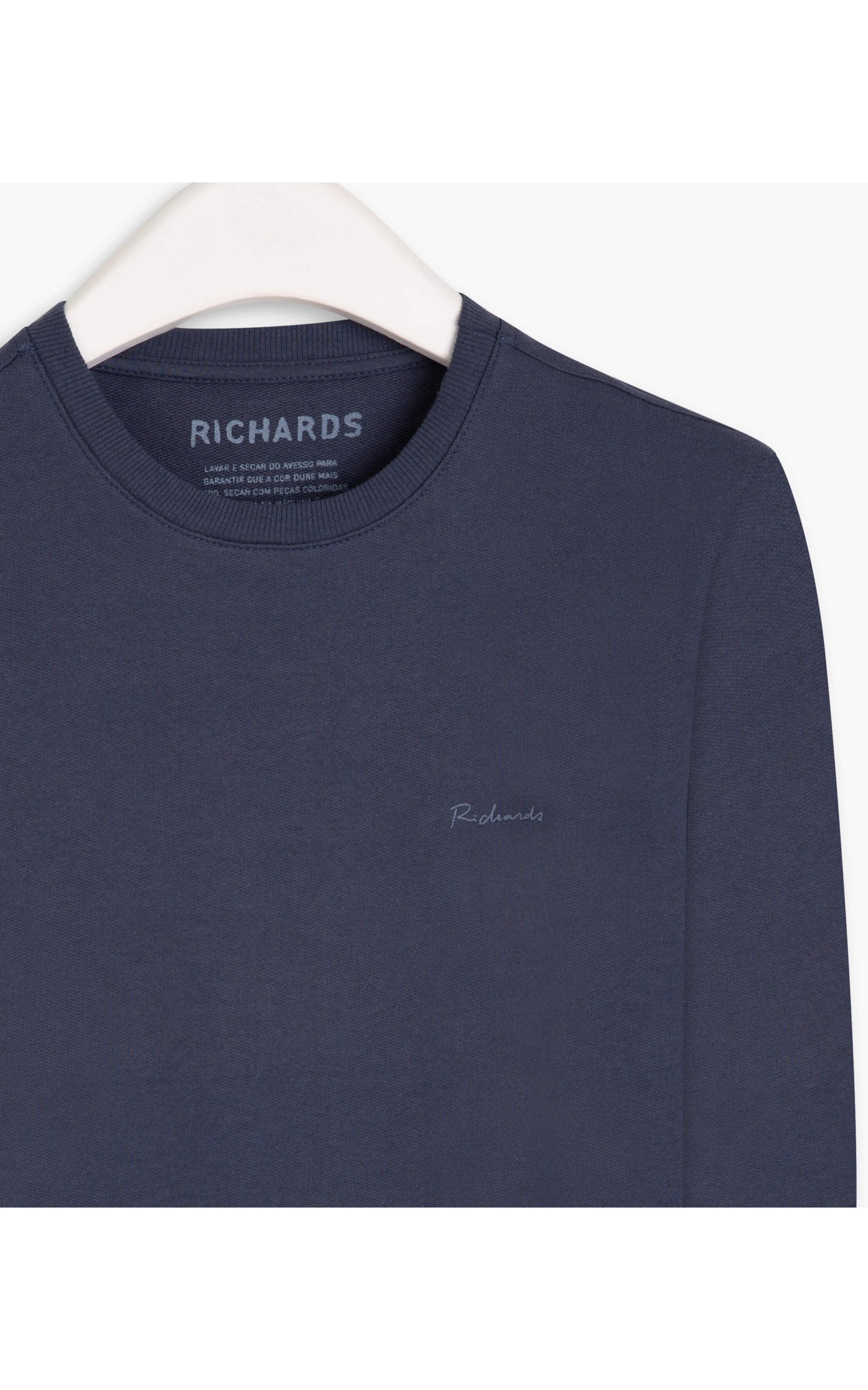 Blusao Ml Richards Basic Azul Pervante