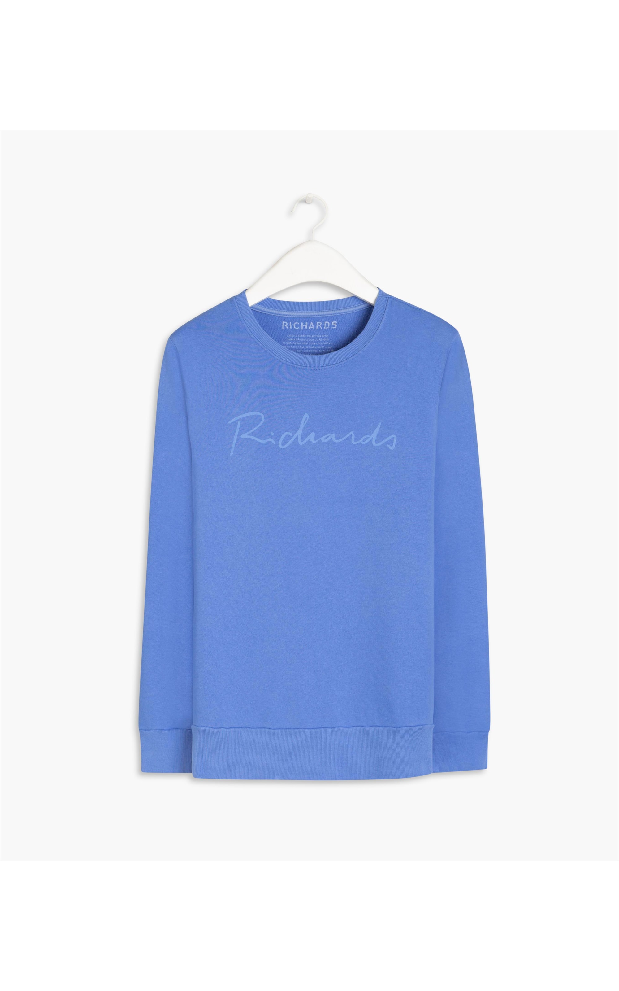 Blusão Ml Richards Manuscrito Azul