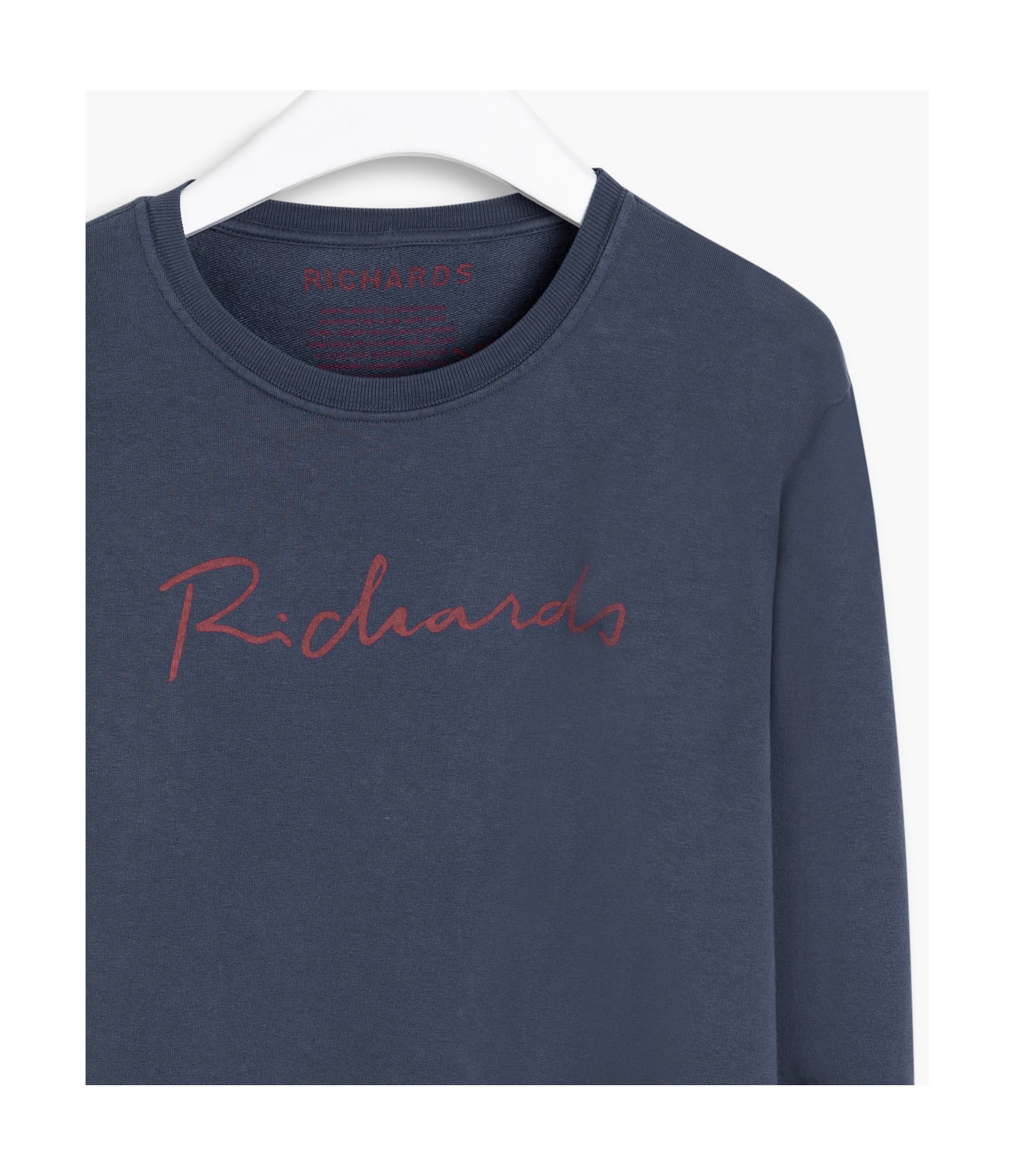 Blusão Ml Richards Manuscrito Azul Pervante