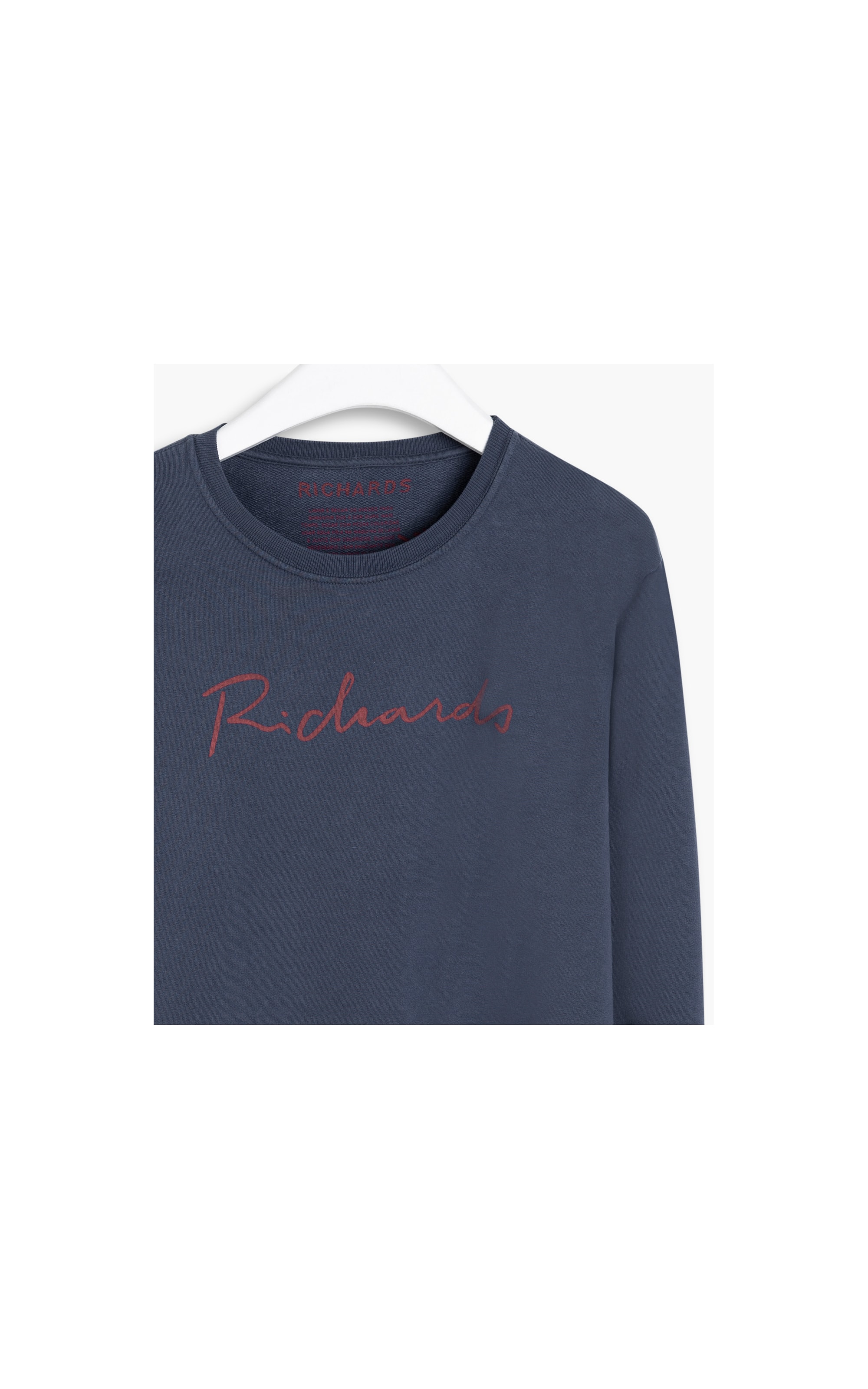 Blusão Ml Richards Manuscrito Azul Pervante