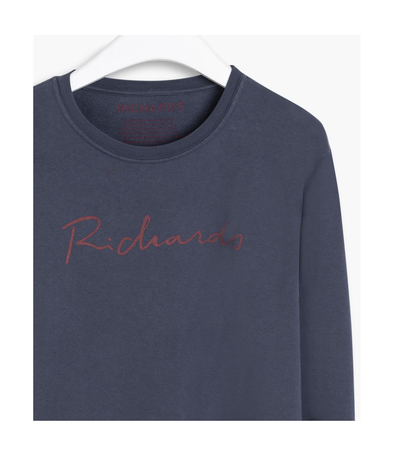Blusão Ml Richards Manuscrito Azul Pervante