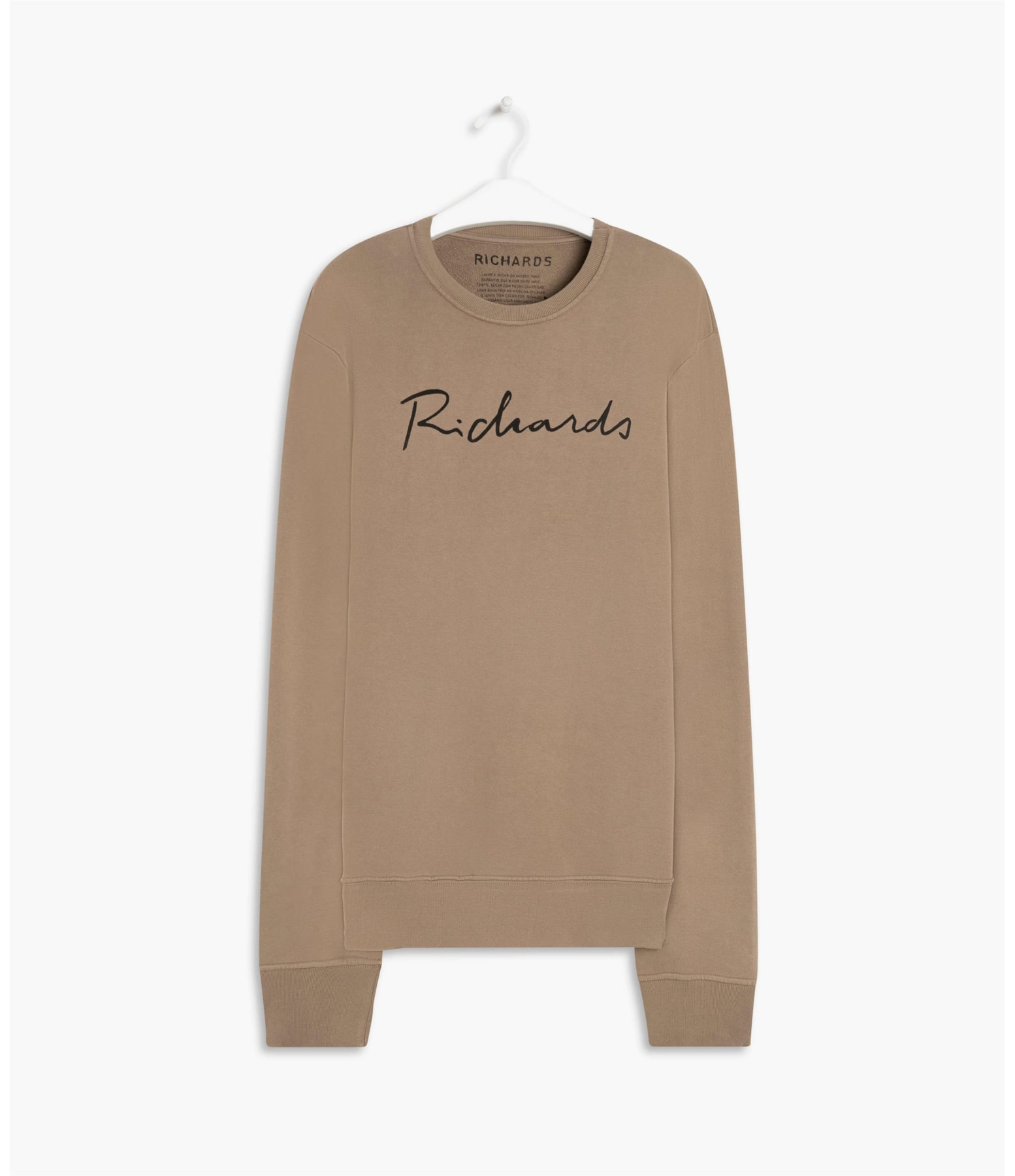 Blusão Ml Richards Manuscrito  Caramelo