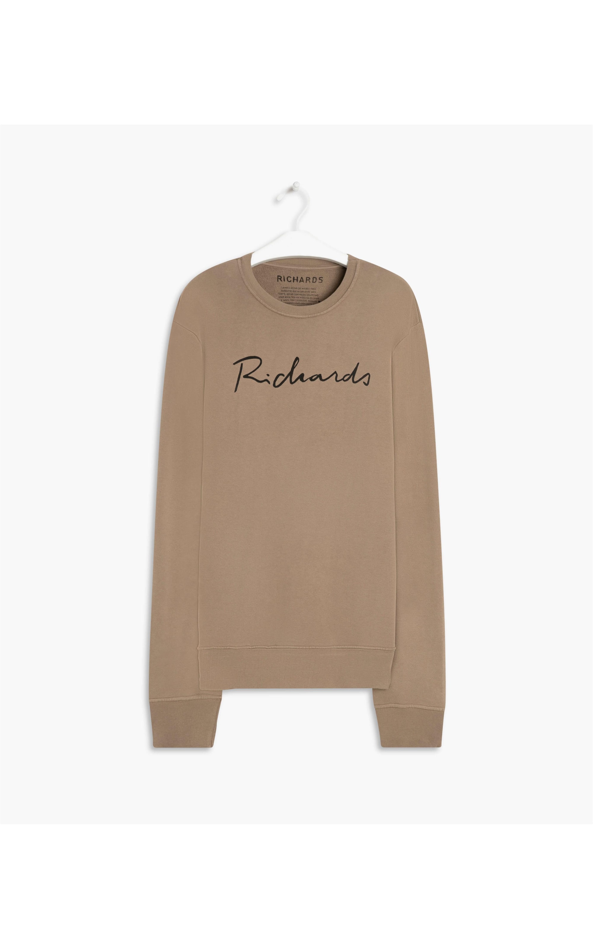 Blusão Ml Richards Manuscrito  Caramelo
