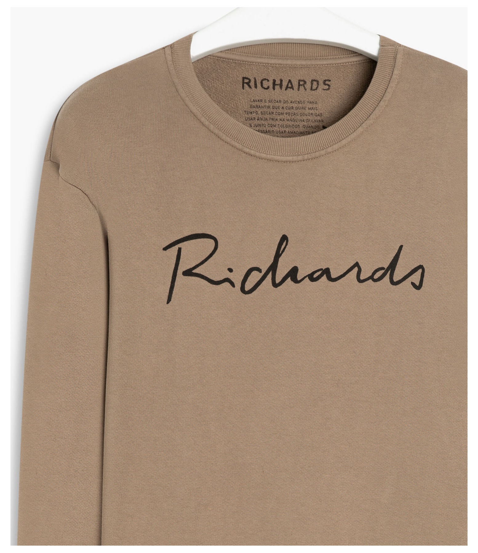 Blusão Ml Richards Manuscrito  Caramelo