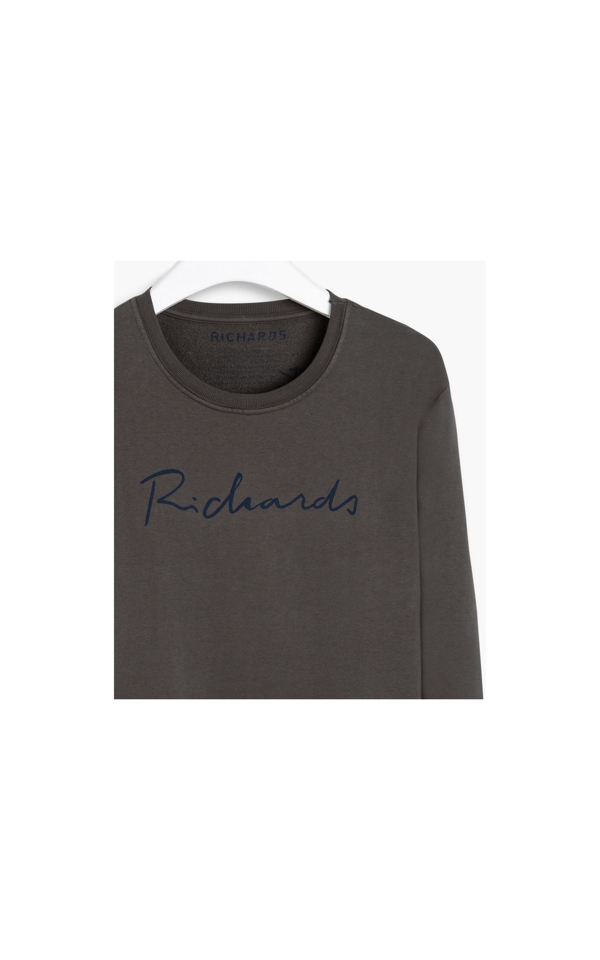 Blusão Ml Richards Manuscrito Charcoal