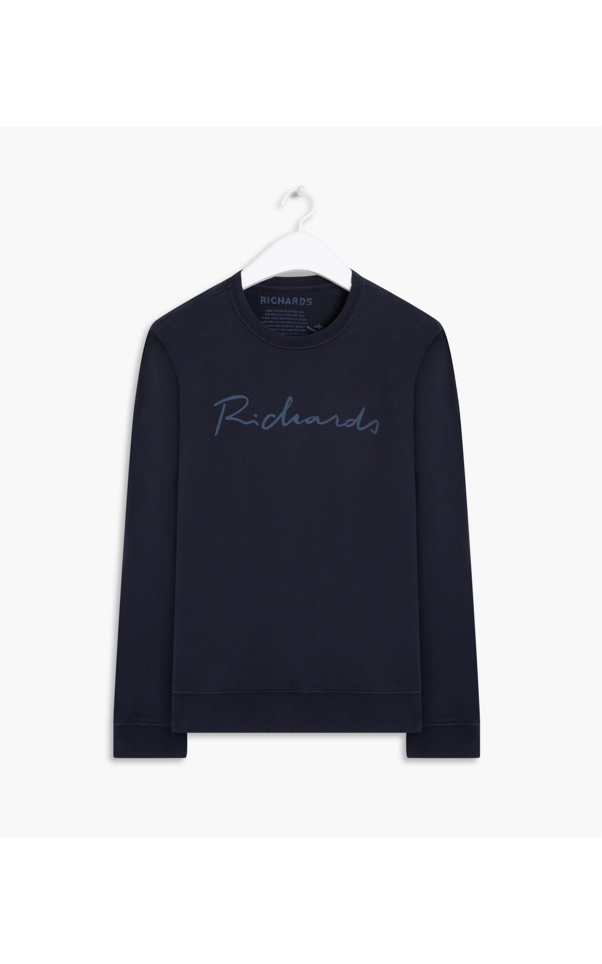 Blusão Ml Richards Manuscrito Dark Navy