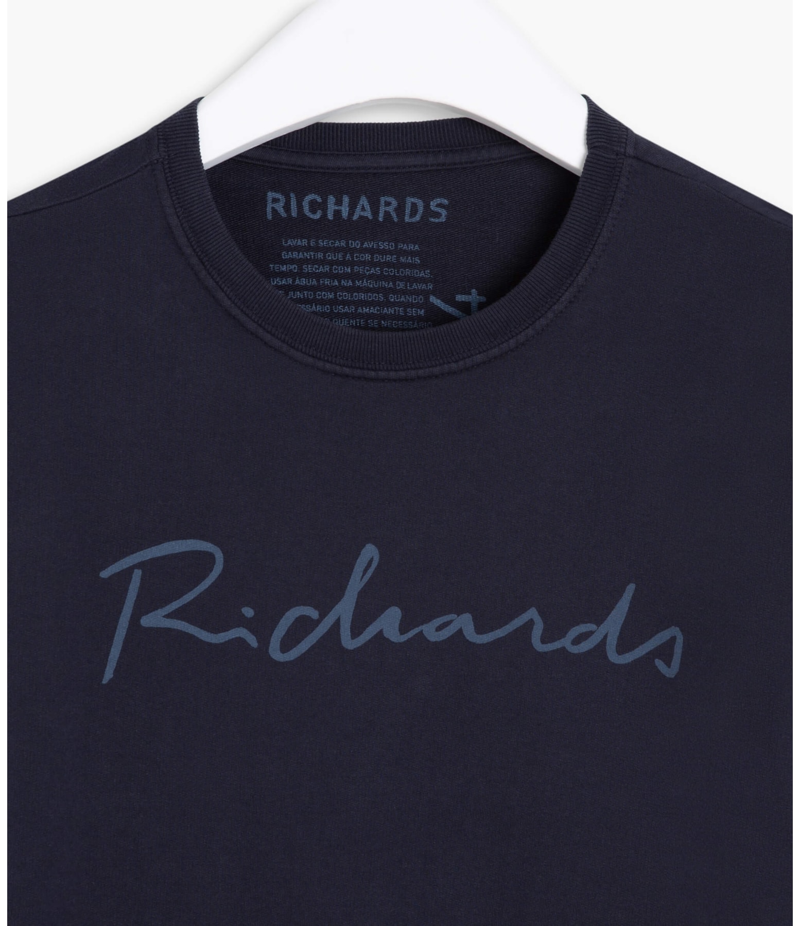 Blusão Ml Richards Manuscrito Dark Navy