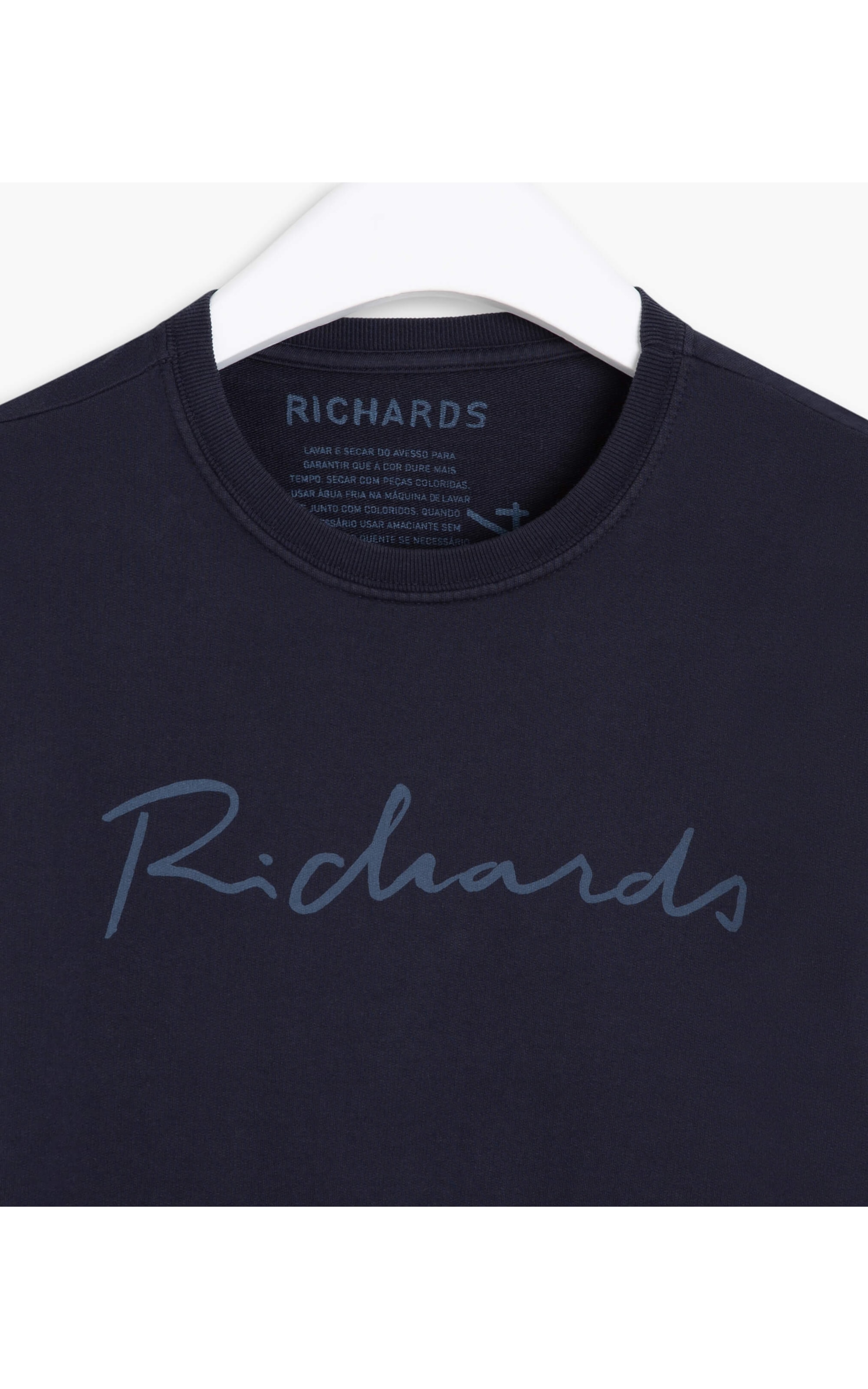 Blusão Ml Richards Manuscrito Dark Navy