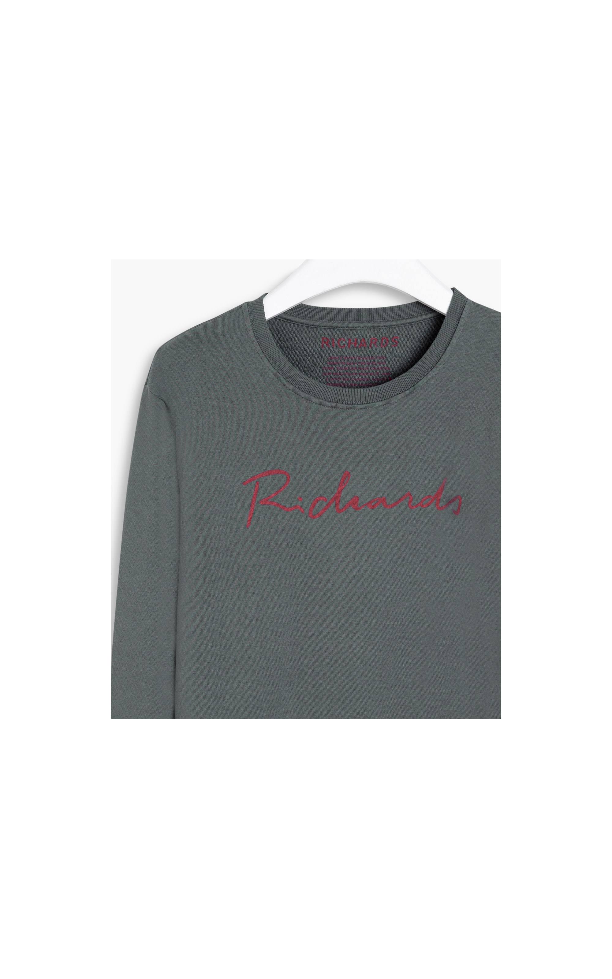 Blusão Ml Richards Manuscrito Silver Gray