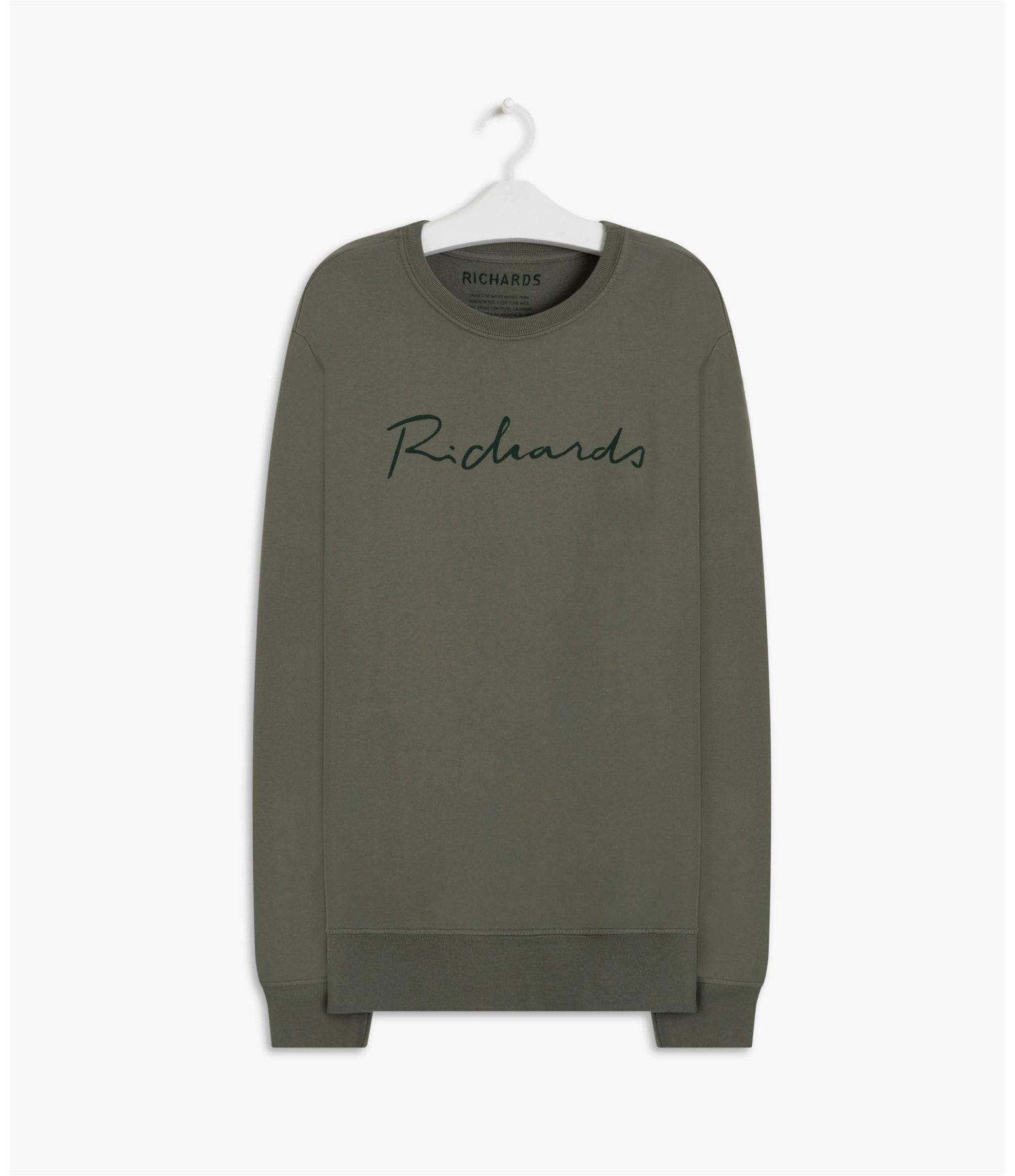 Blusão Ml Richards Manuscrito Verde Escuro