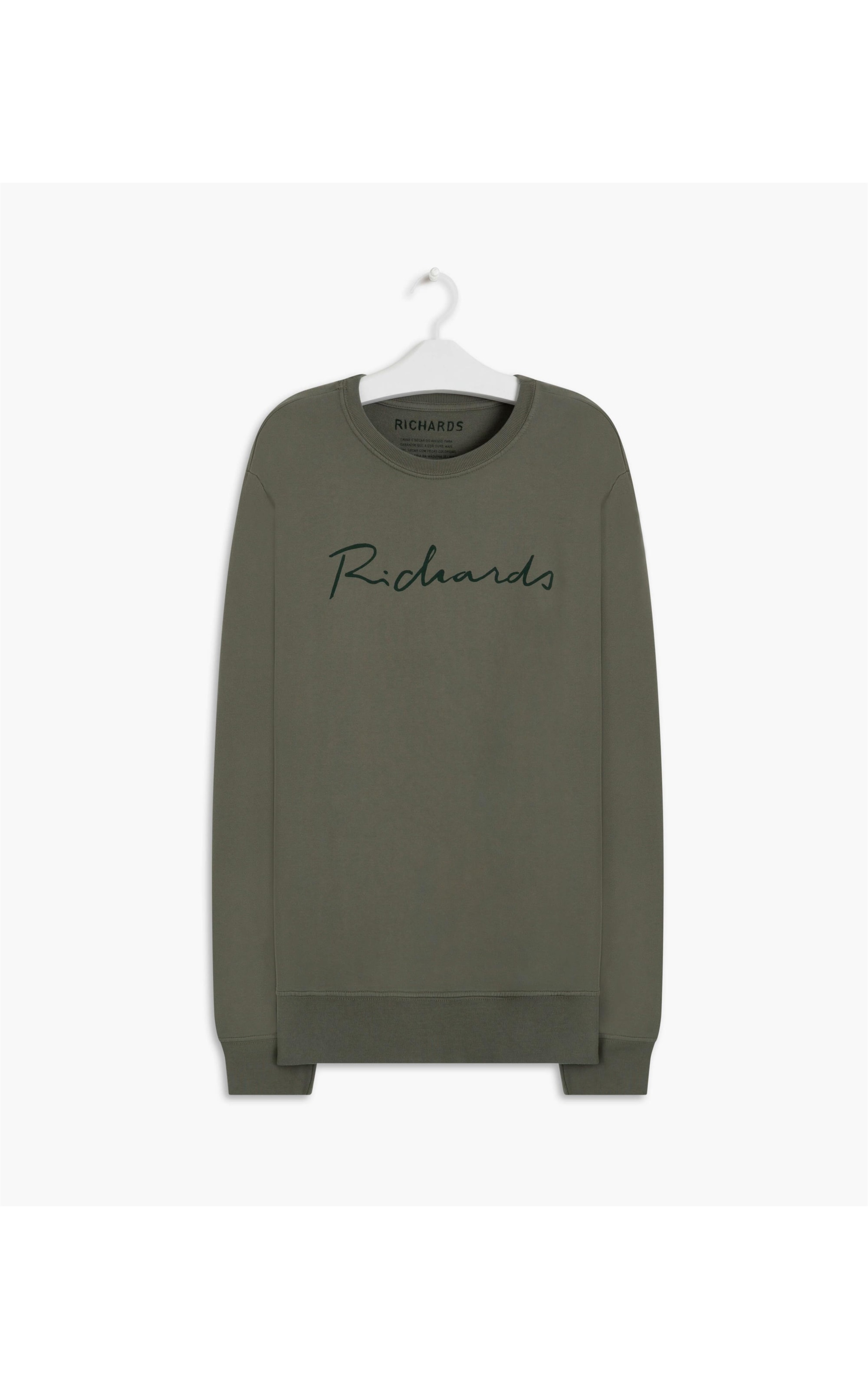 Blusão Ml Richards Manuscrito Verde Escuro