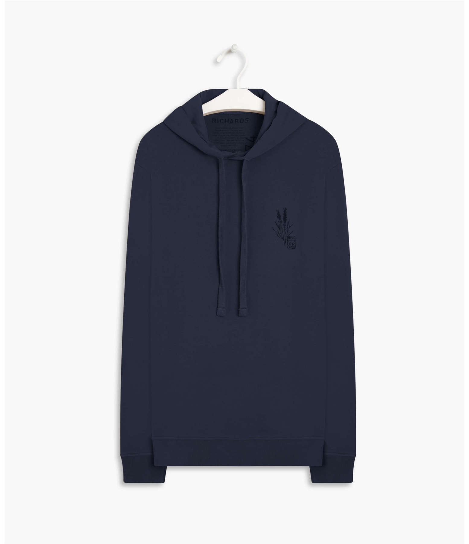 Blusao Moletom Capuz Lavanda Dark Navy