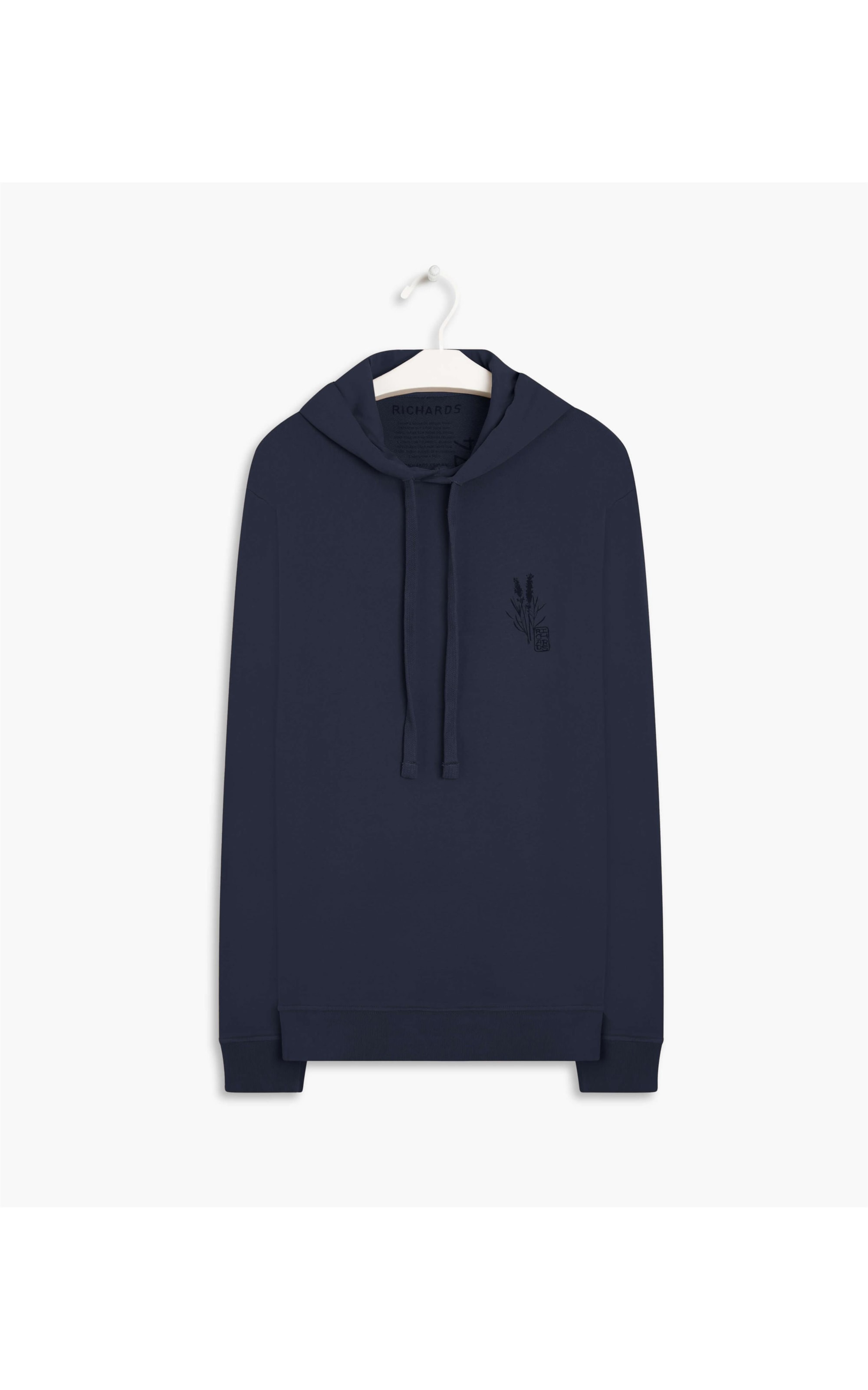 Blusao Moletom Capuz Lavanda Dark Navy