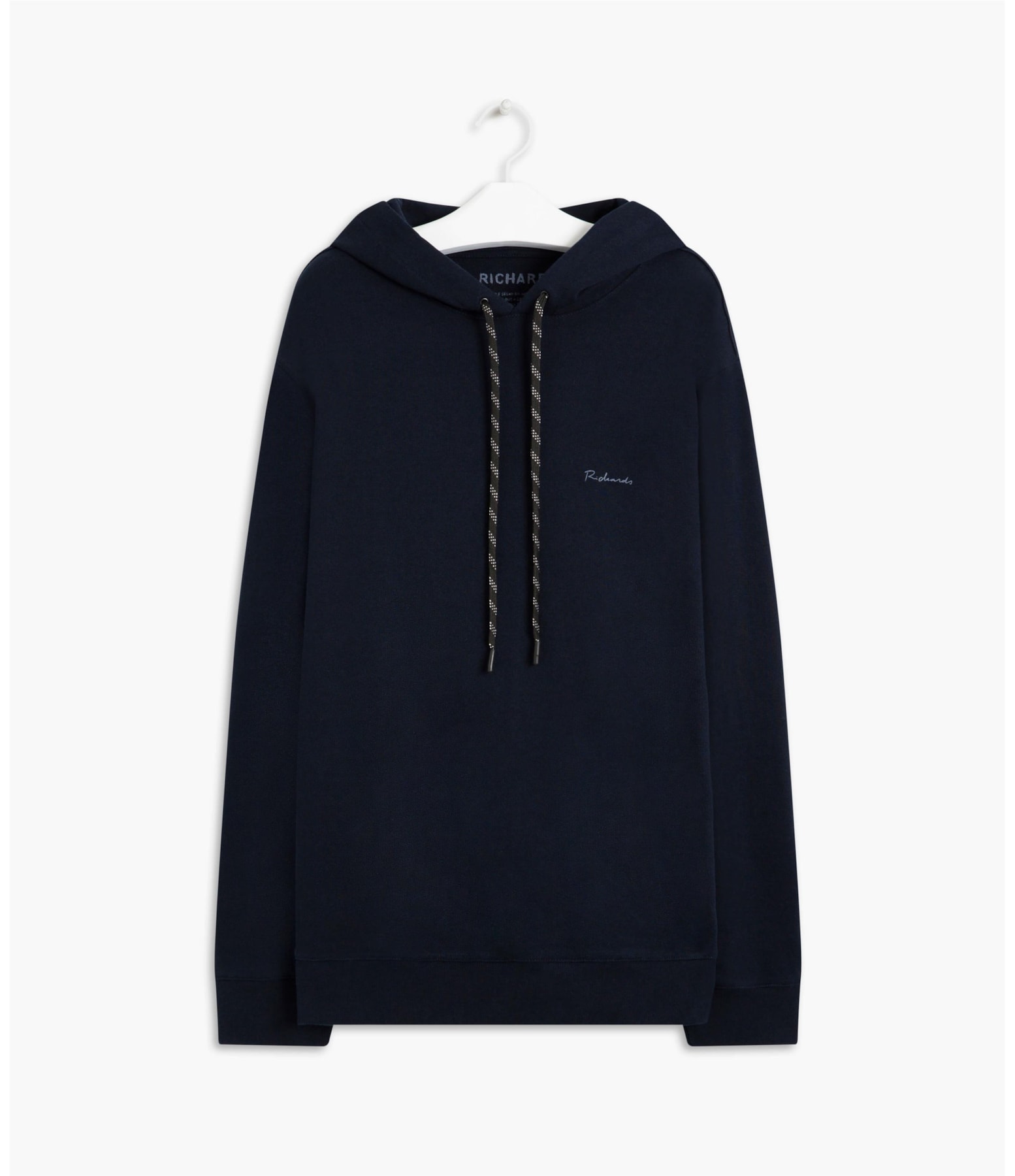 Blusão Moletom Com Capuz Rich Basic Ml Dark Navy