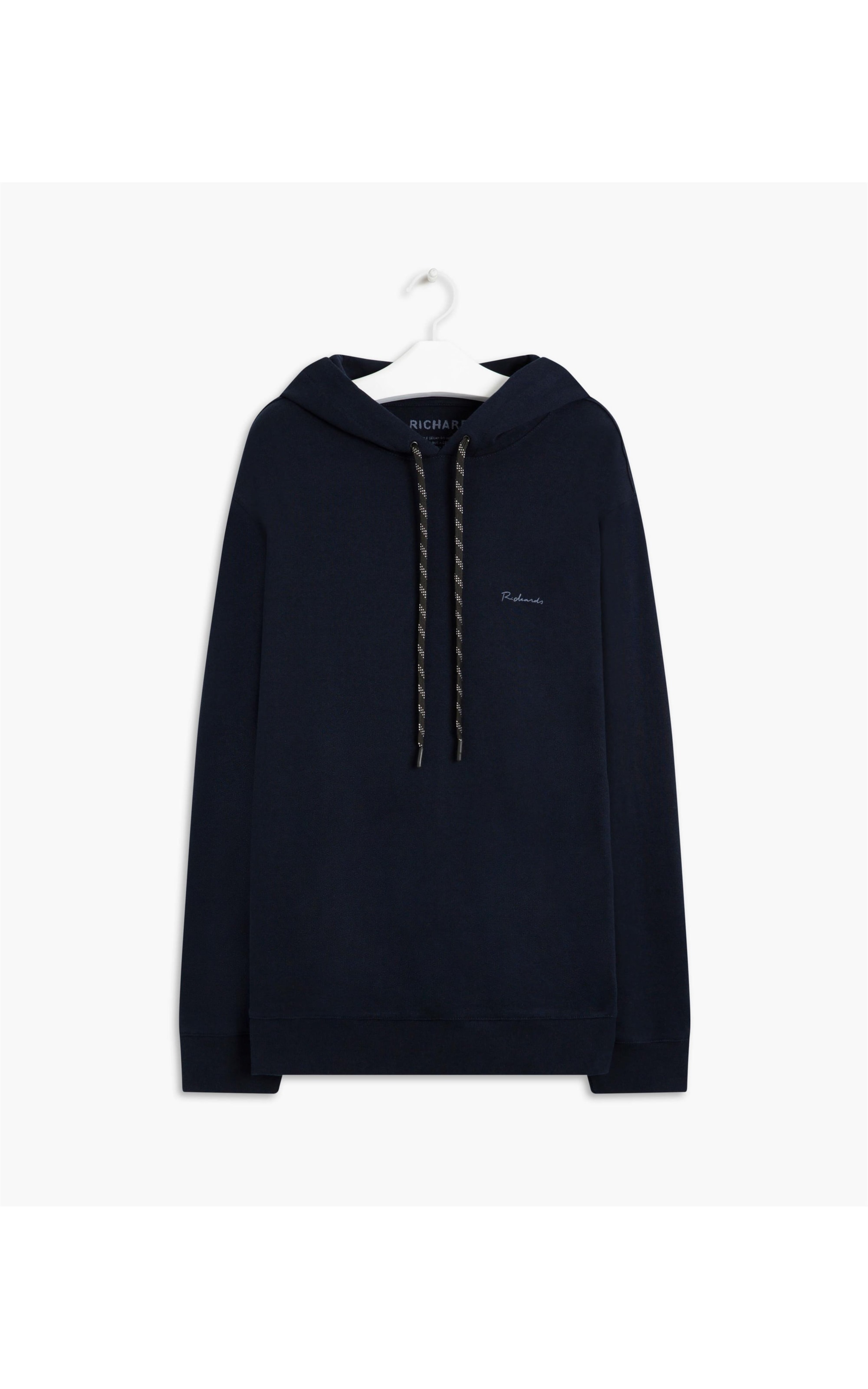 Blusão Moletom Com Capuz Rich Basic Ml Dark Navy