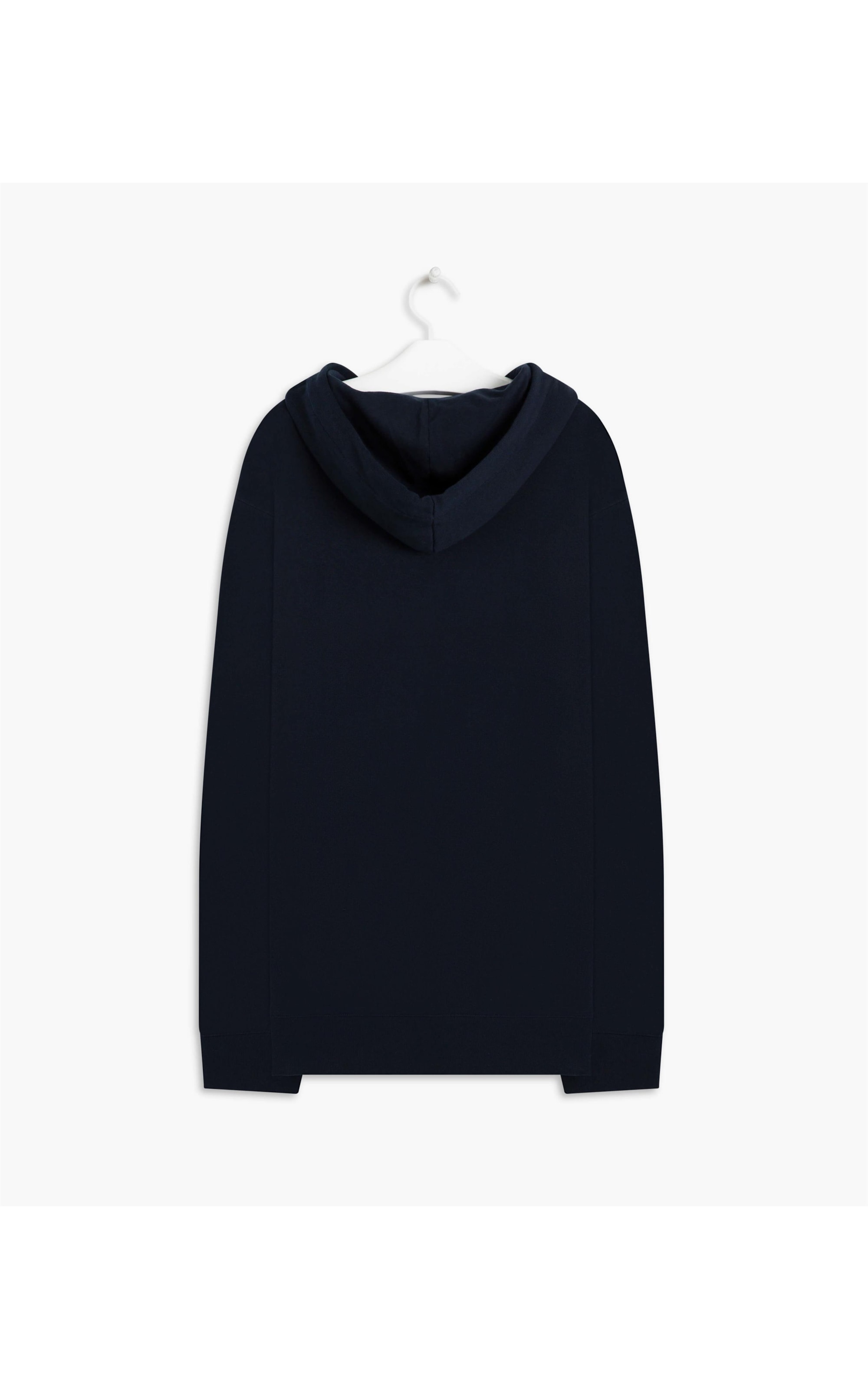Blusão Moletom Com Capuz Rich Basic Ml Dark Navy