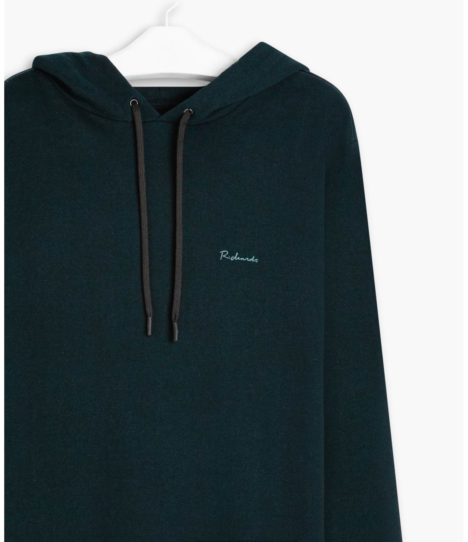 Blusão Moletom Com Capuz Richards Basic Azul Jeans