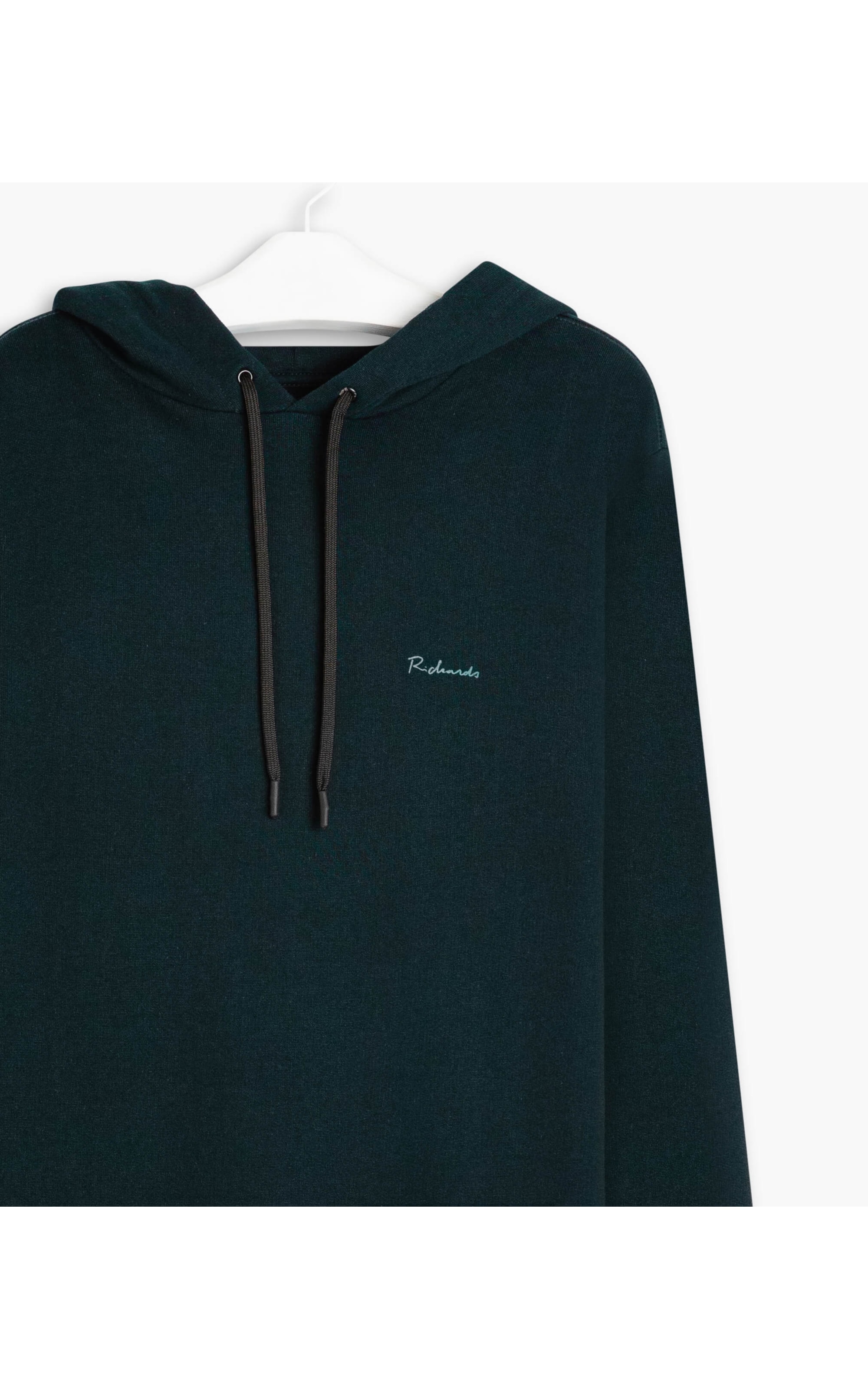 Blusão Moletom Com Capuz Richards Basic Azul Jeans