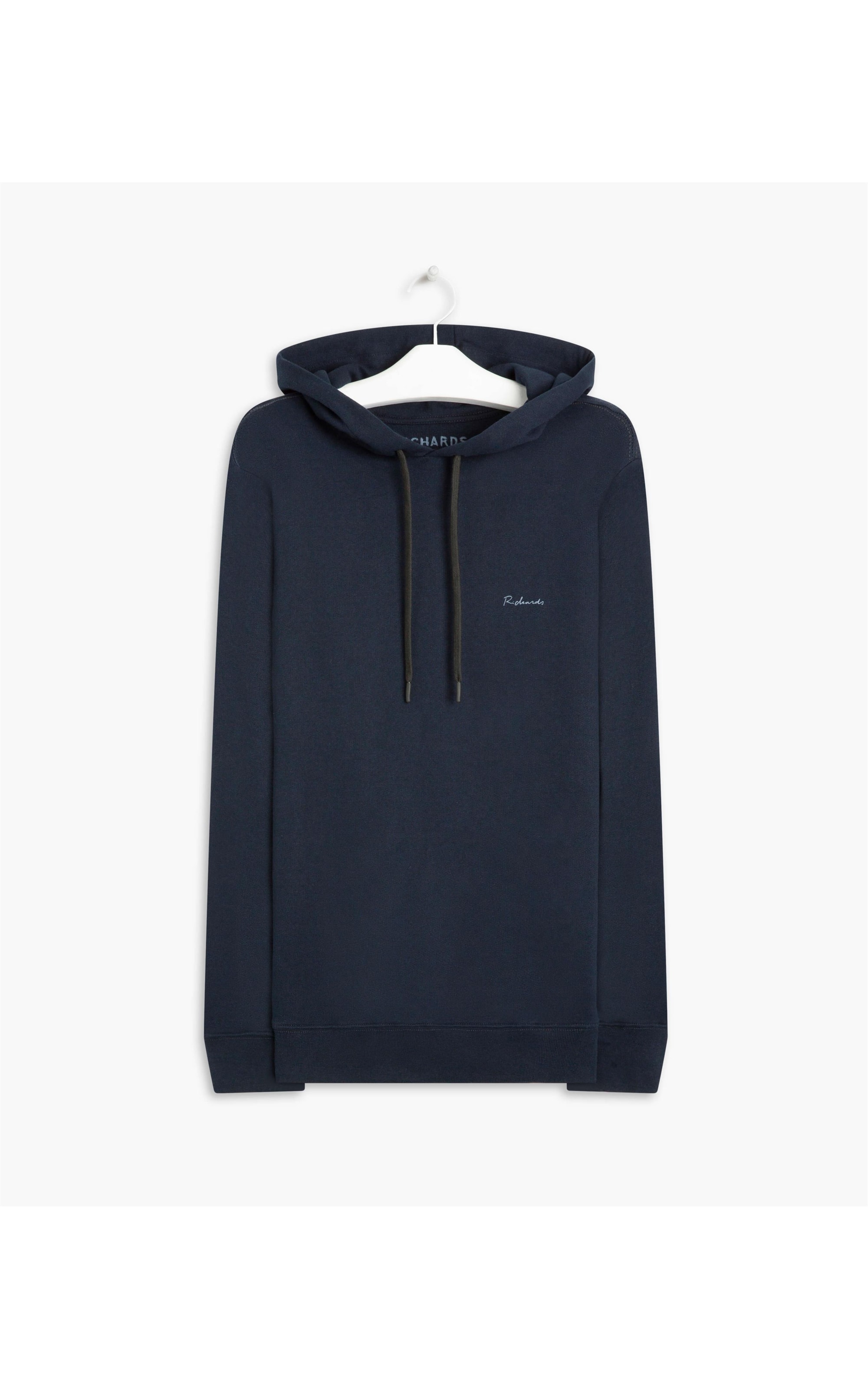 Blusão Moletom Com Capuz Richards Basic Dark Navy