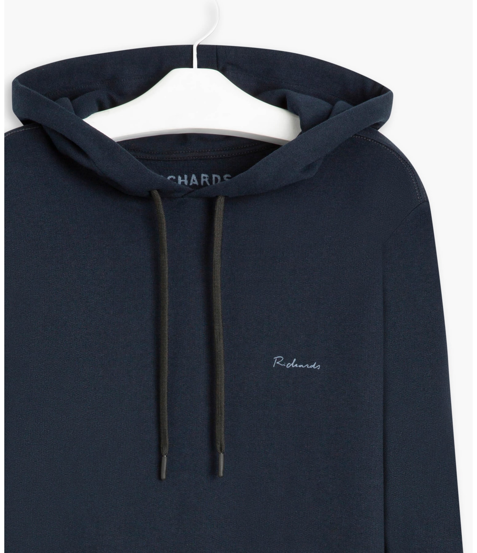 Blusão Moletom Com Capuz Richards Basic Dark Navy