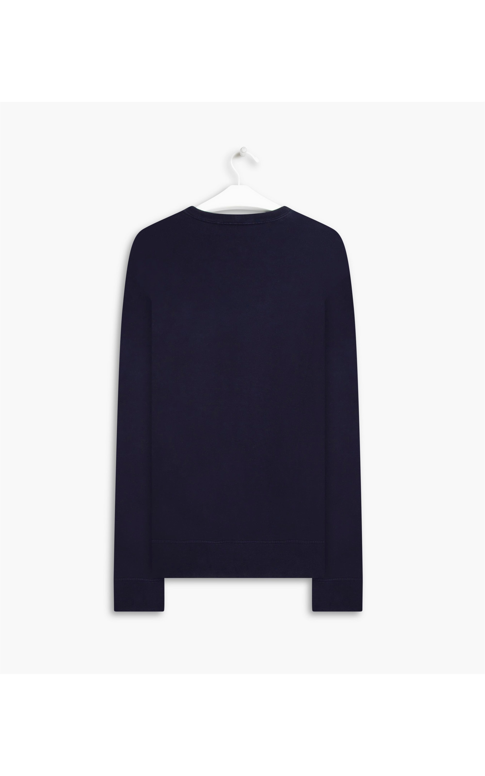 Blusão Moletom Felpa Recorte Dark Navy