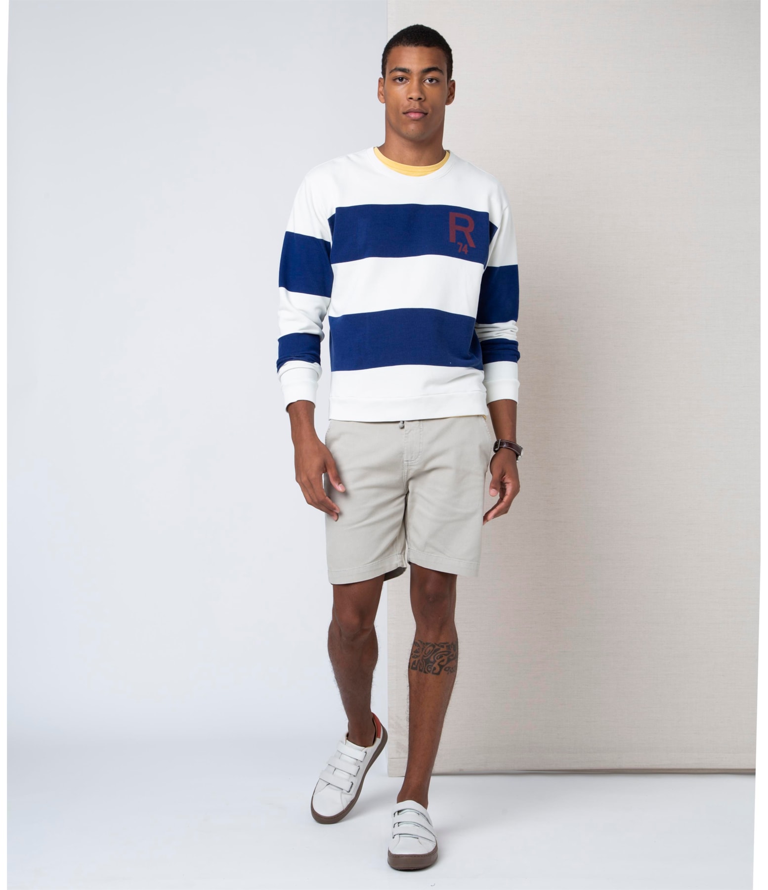 Blusao Moletom Nautic Azul