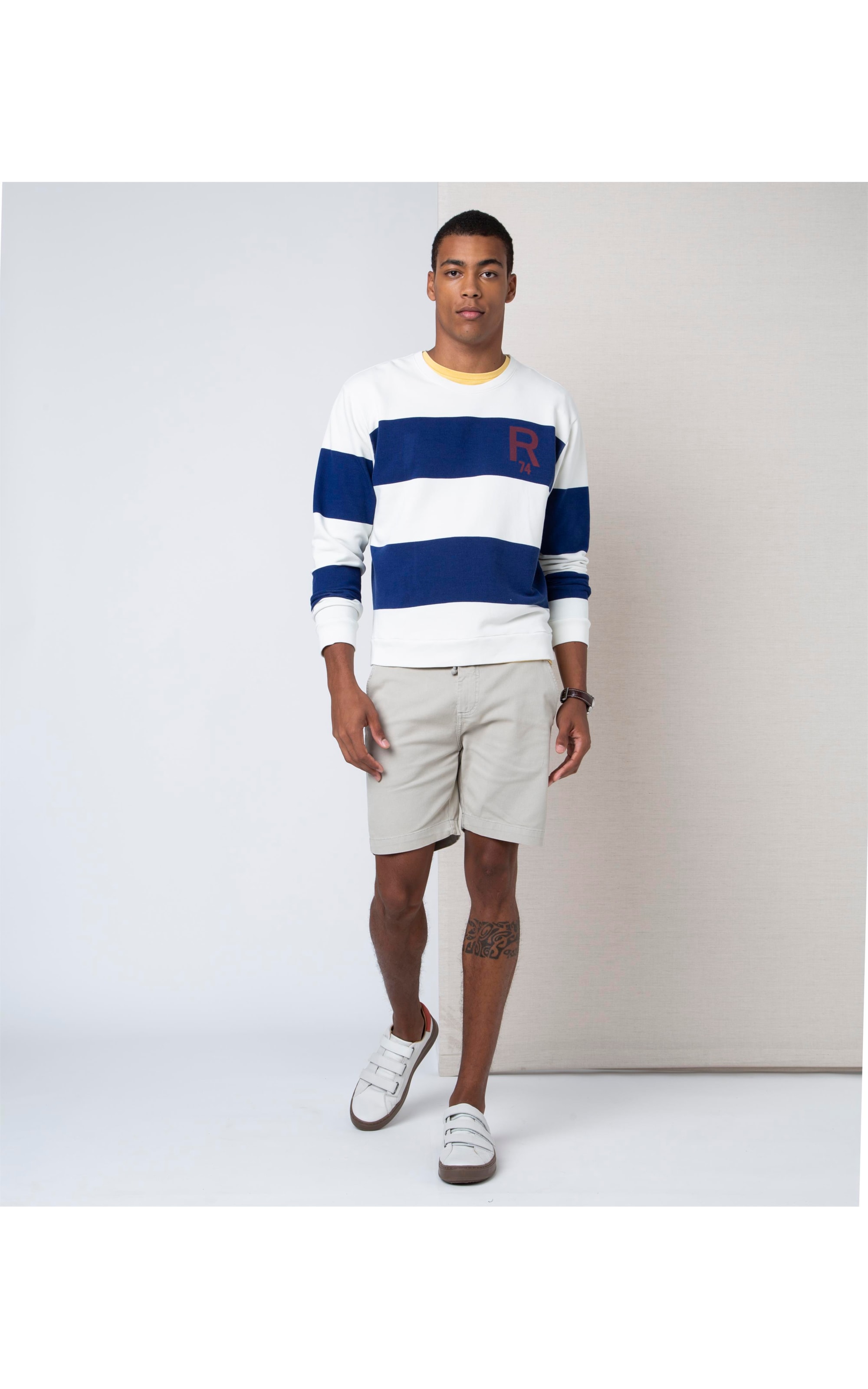 Blusao Moletom Nautic Azul