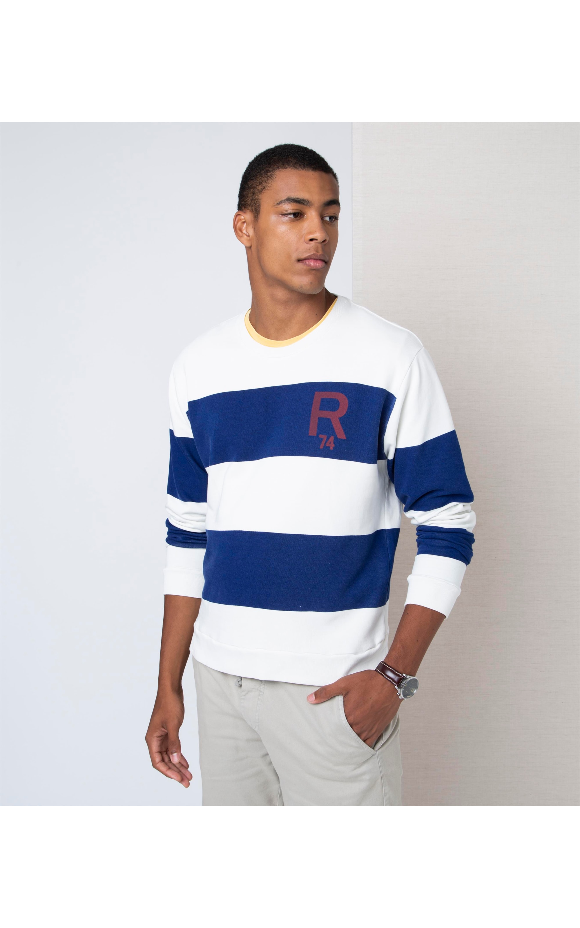 Blusao Moletom Nautic Azul