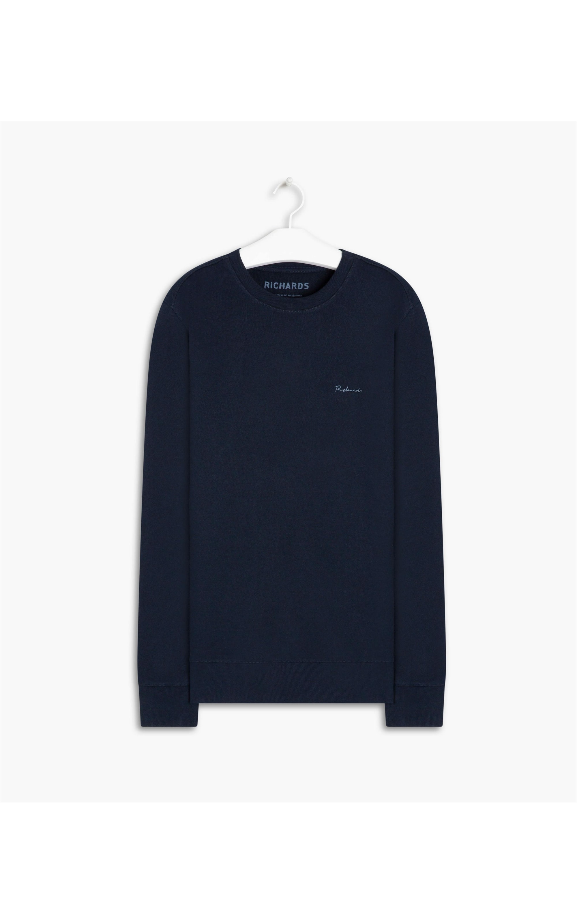Blusão Moletom Richards Basic Ml Dark Navy