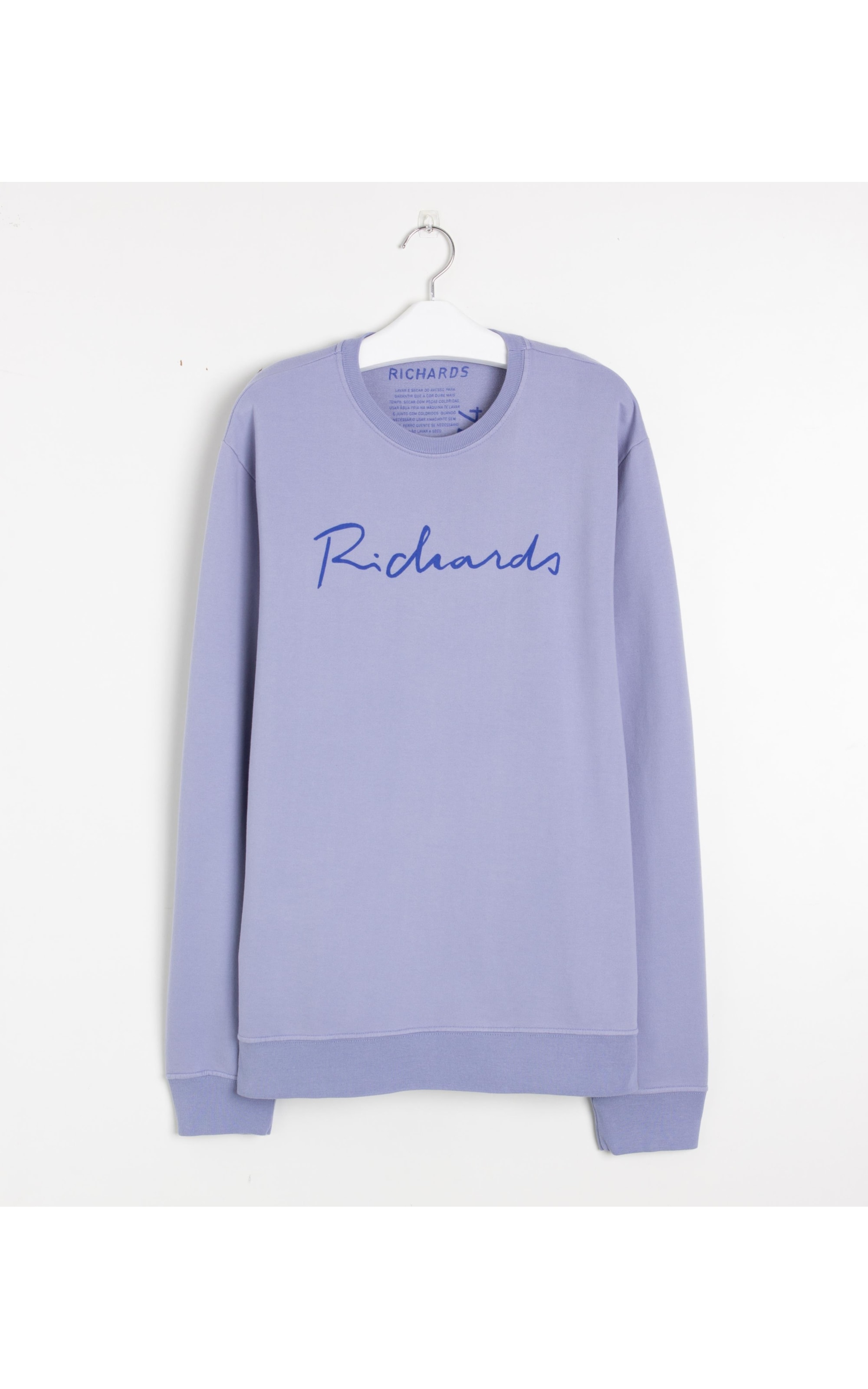 Blusao Moletom Richards Manus Azul Claro
