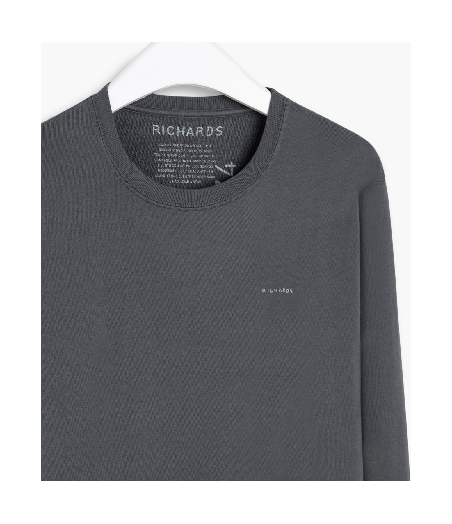 Blusao Richards Ml Silver Gray