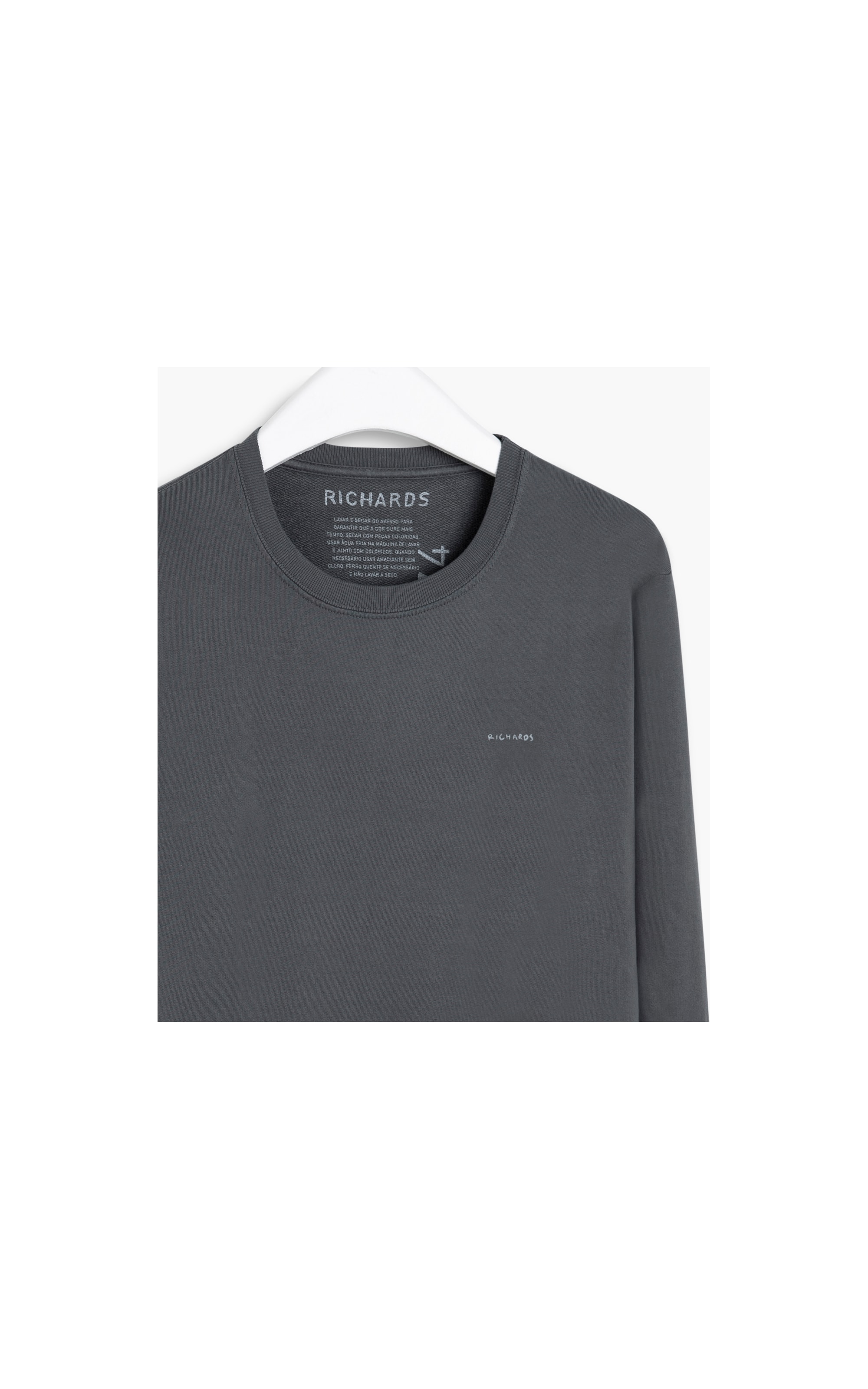 Blusao Richards Ml Silver Gray