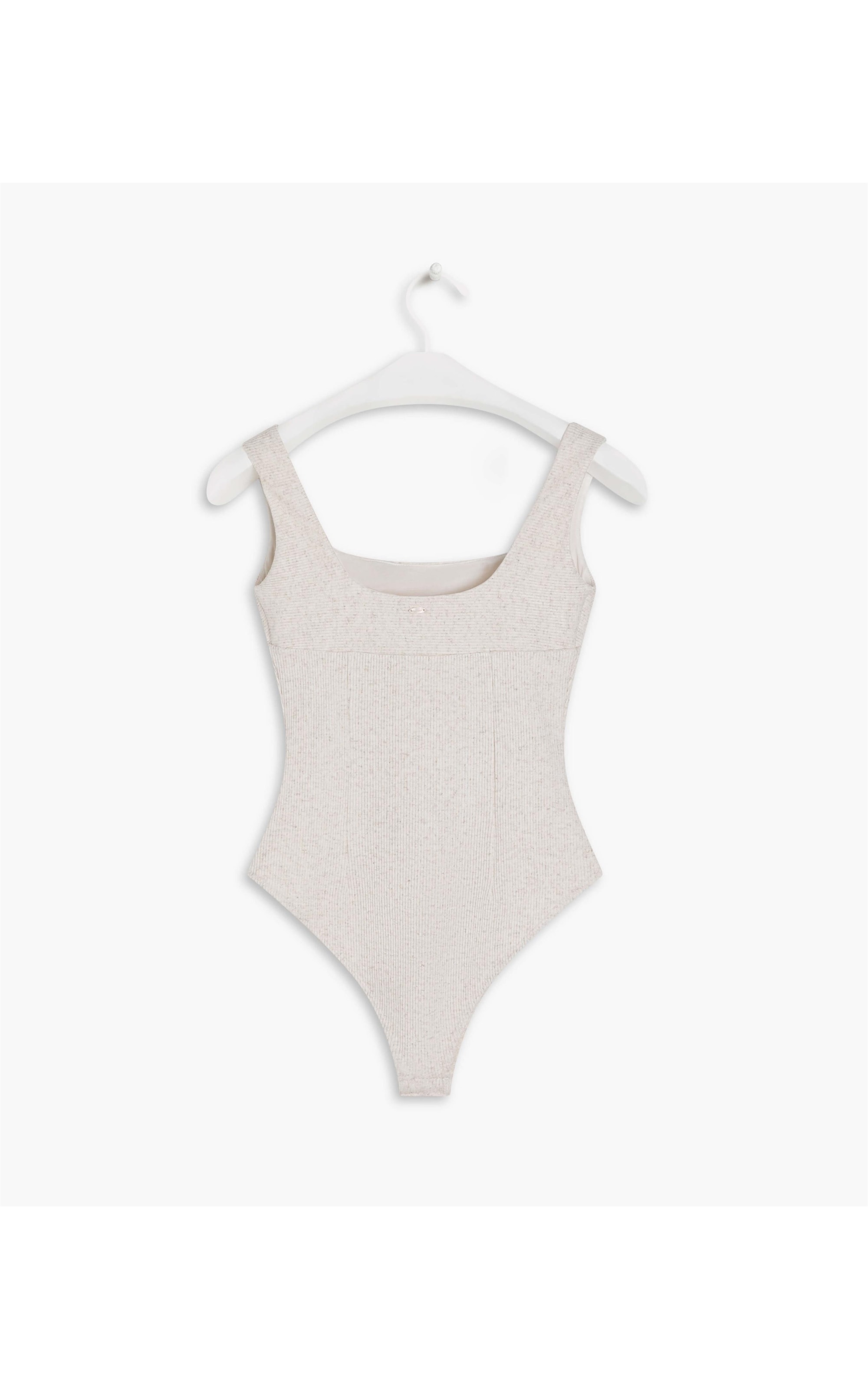 Body Linho Cica Canelado Natural