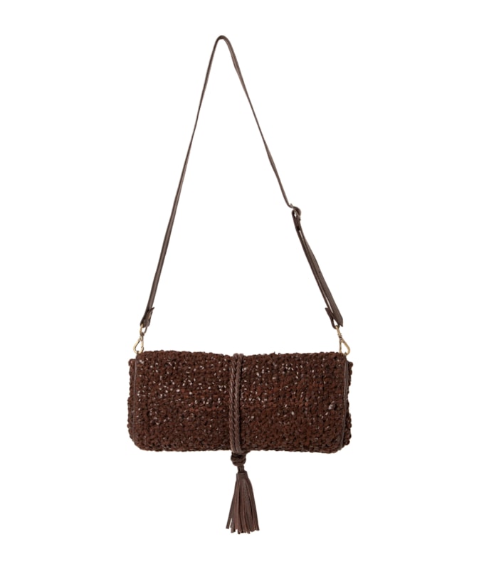 Bolsa Clutch Bag Messini Cafe