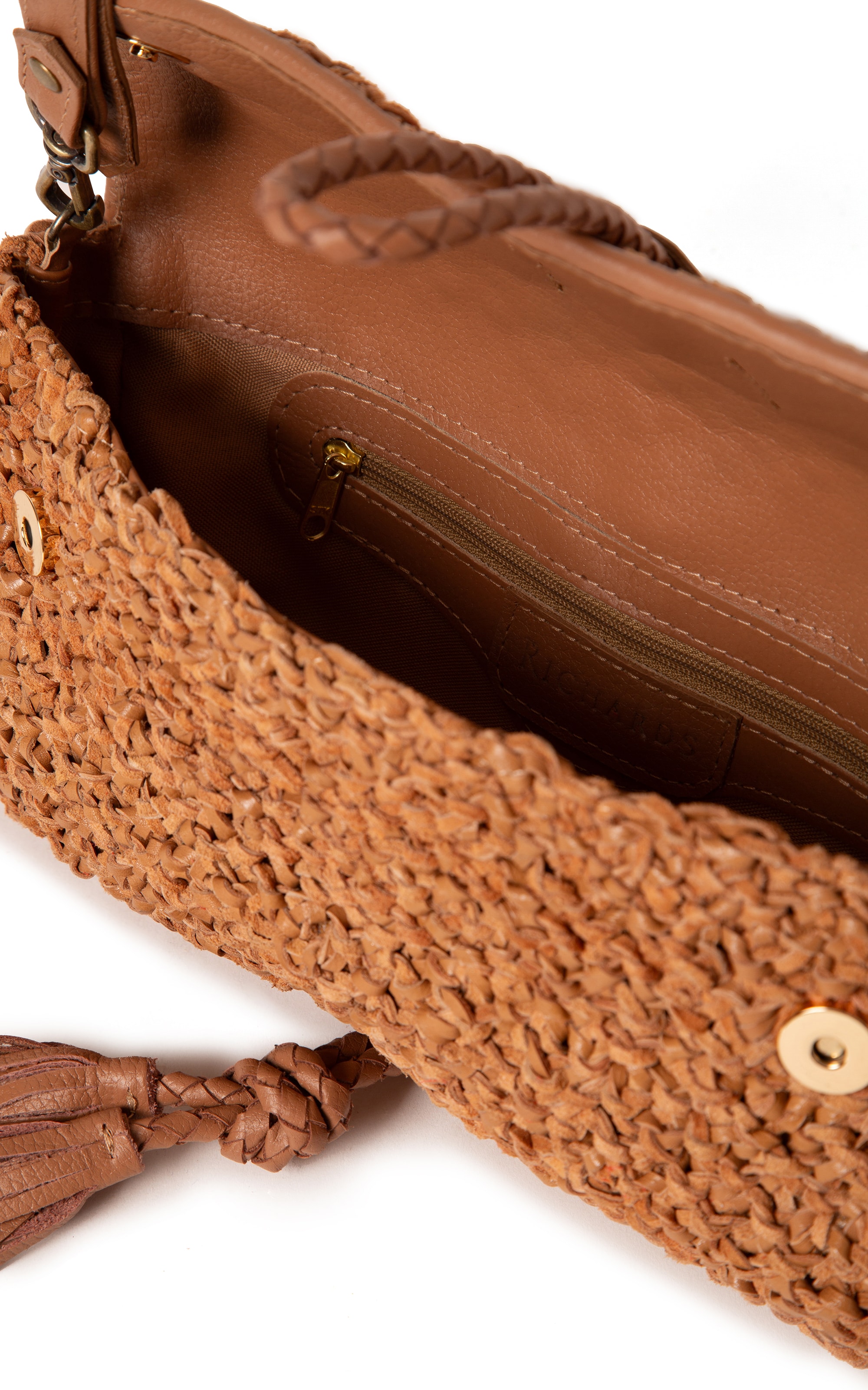 Bolsa Clutch Bag Messini Camel