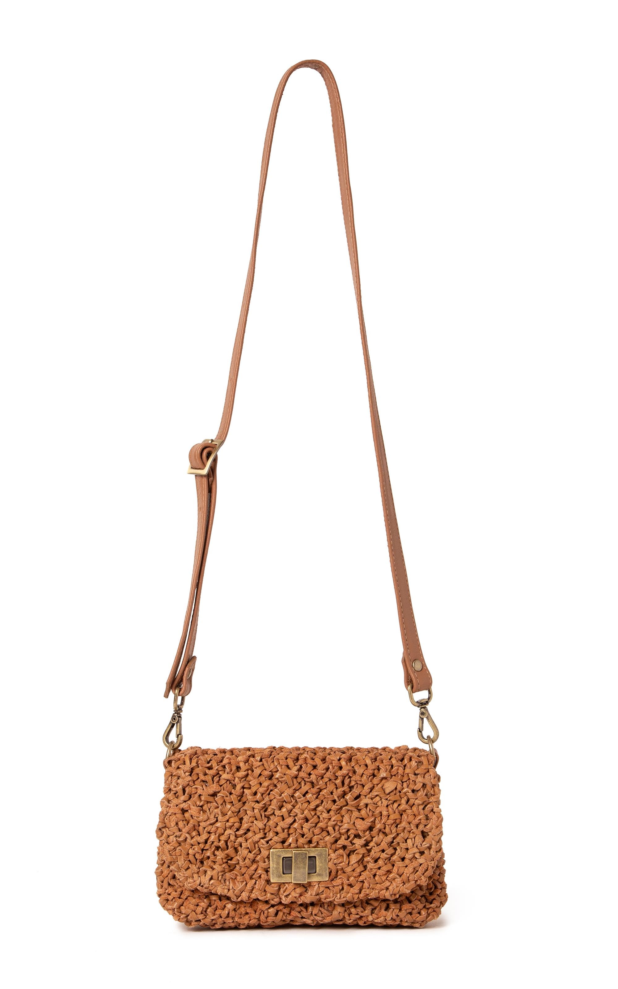 Bolsa Crossbody Bag Mina Camel