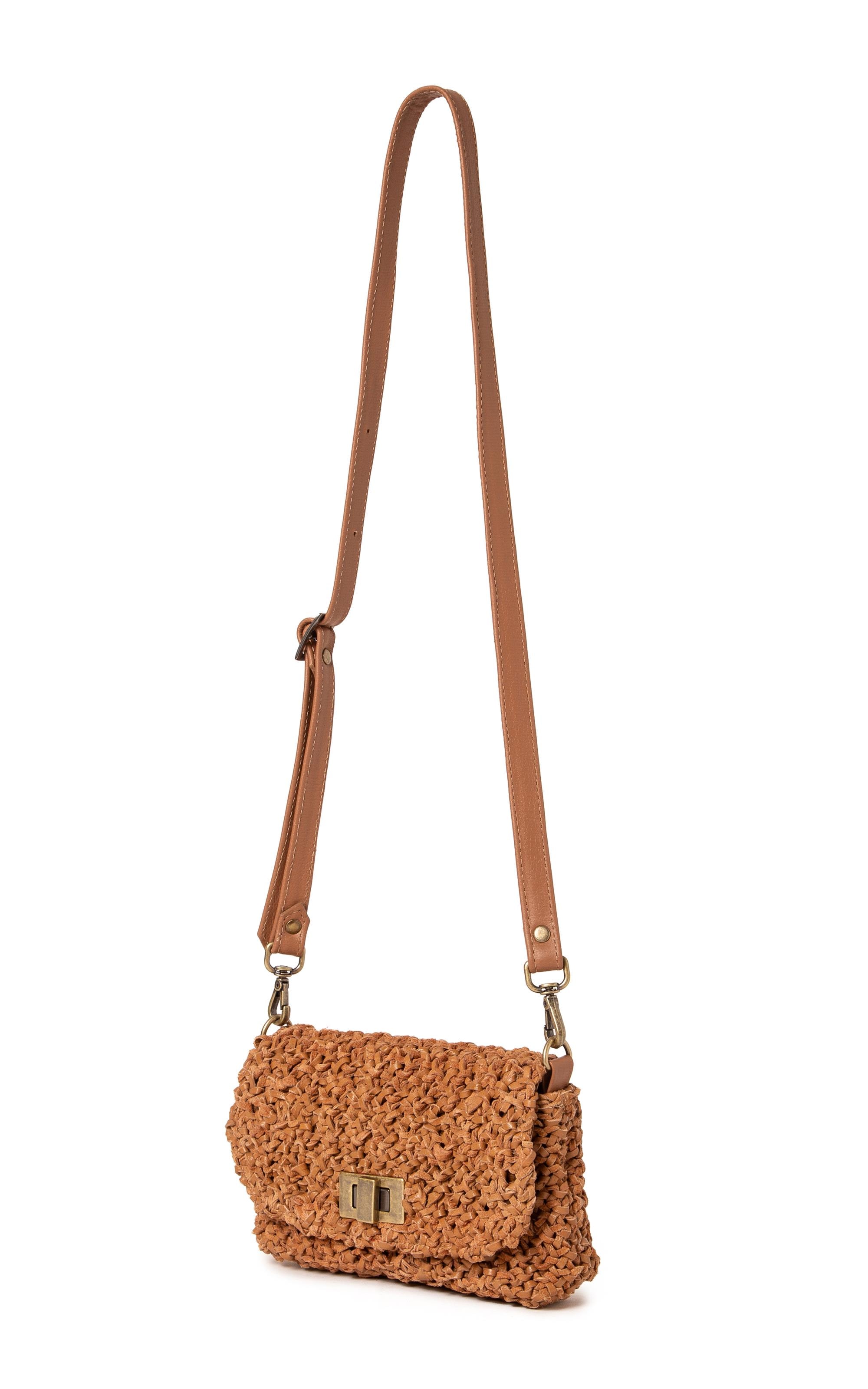 Bolsa Crossbody Bag Mina Camel