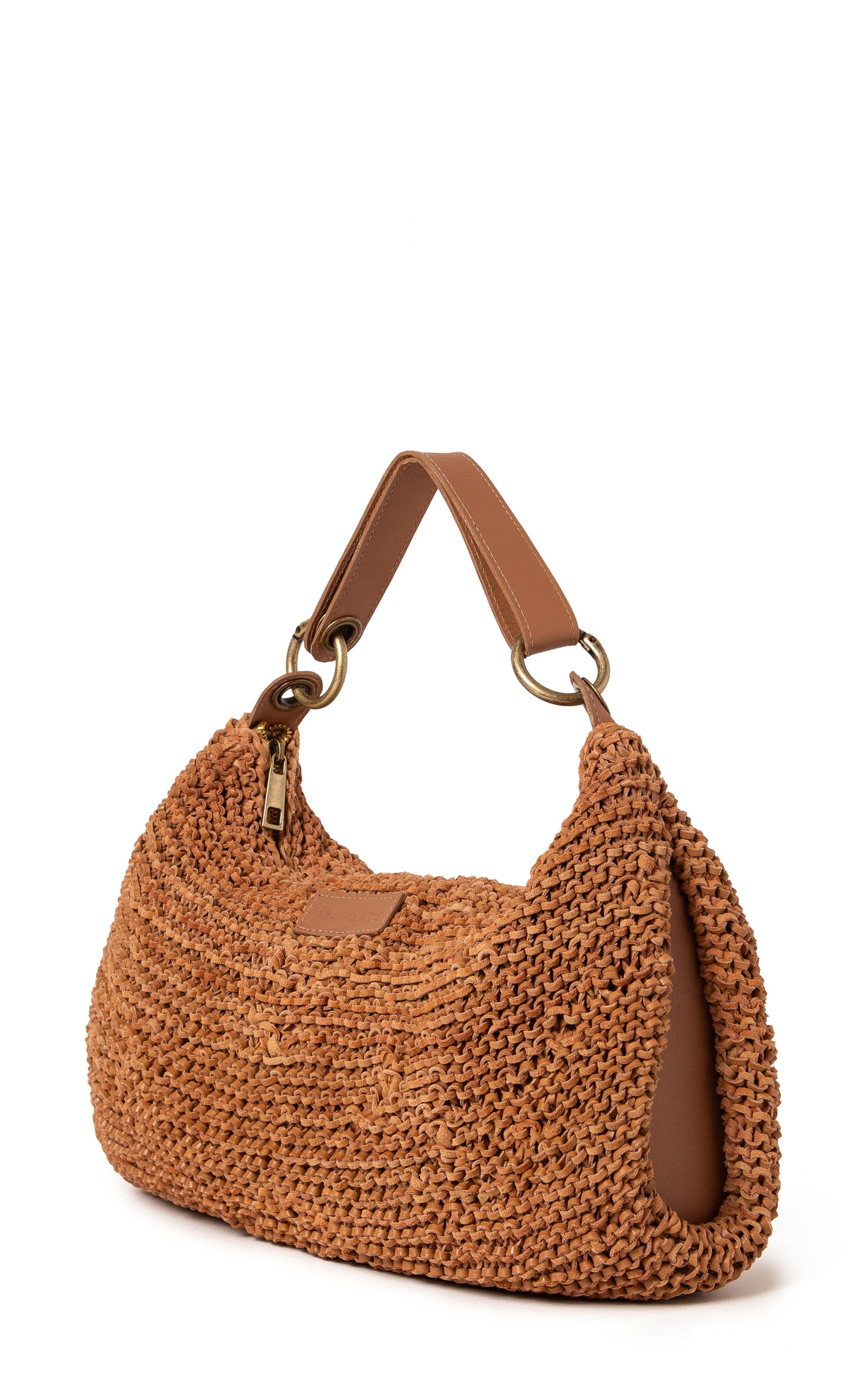 Bolsa Hobo Bag Merina Camel